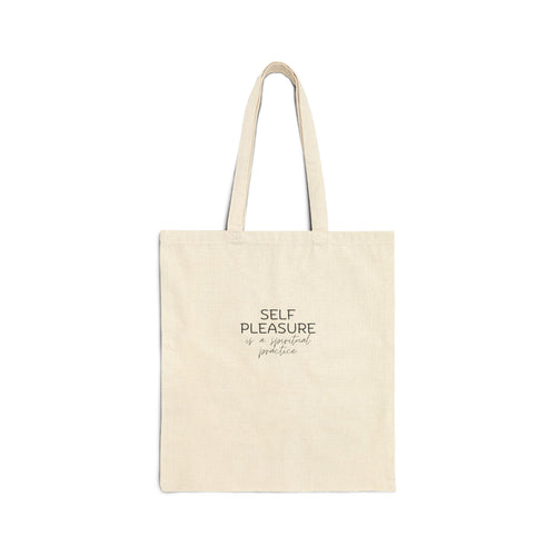 "Self Pleasure" Canvas Tote Bag