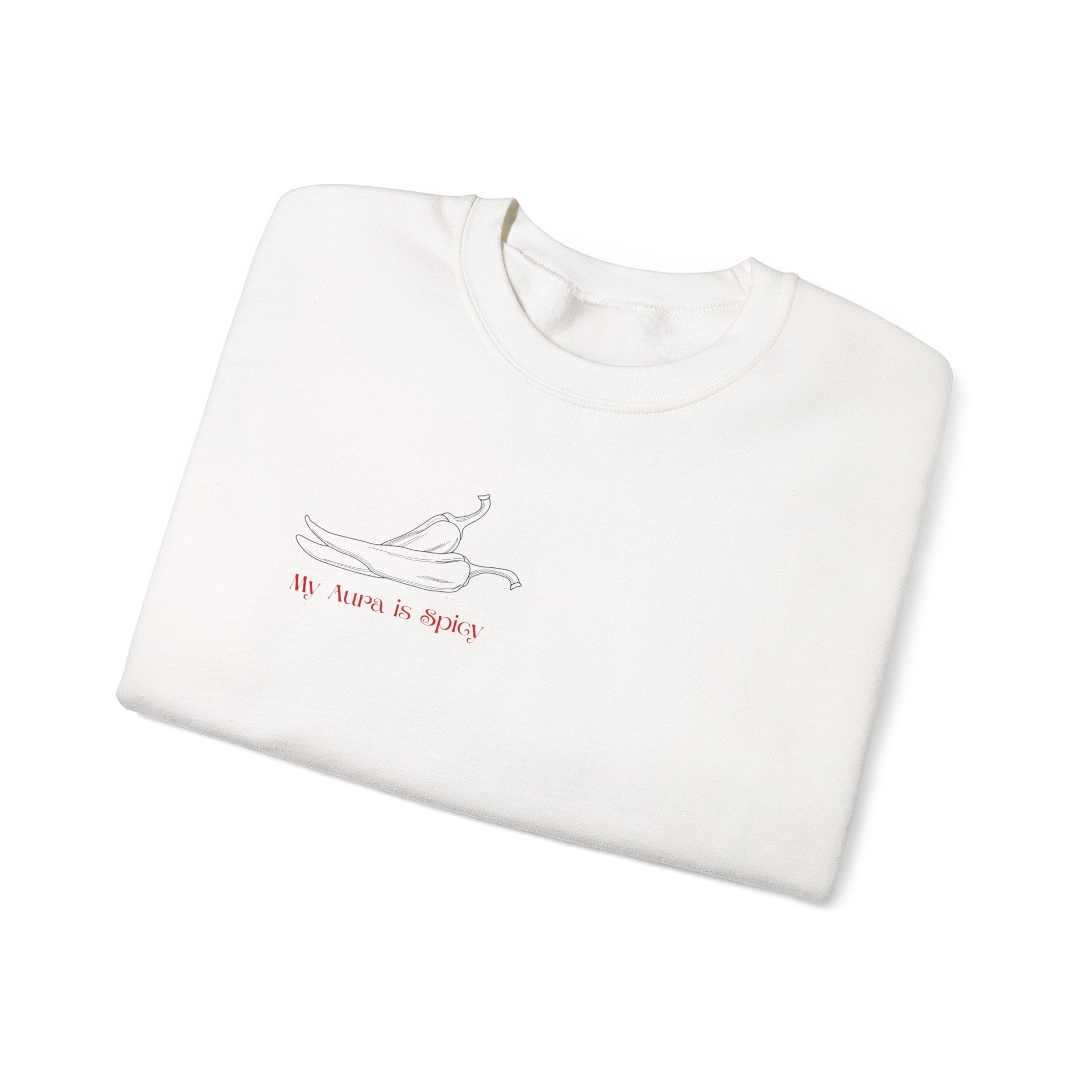"My Aura is Spicy" Crewneck Sweatshirt