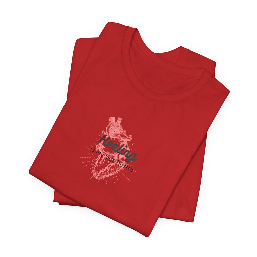 Healing is My Side Hustle Jersey Tee