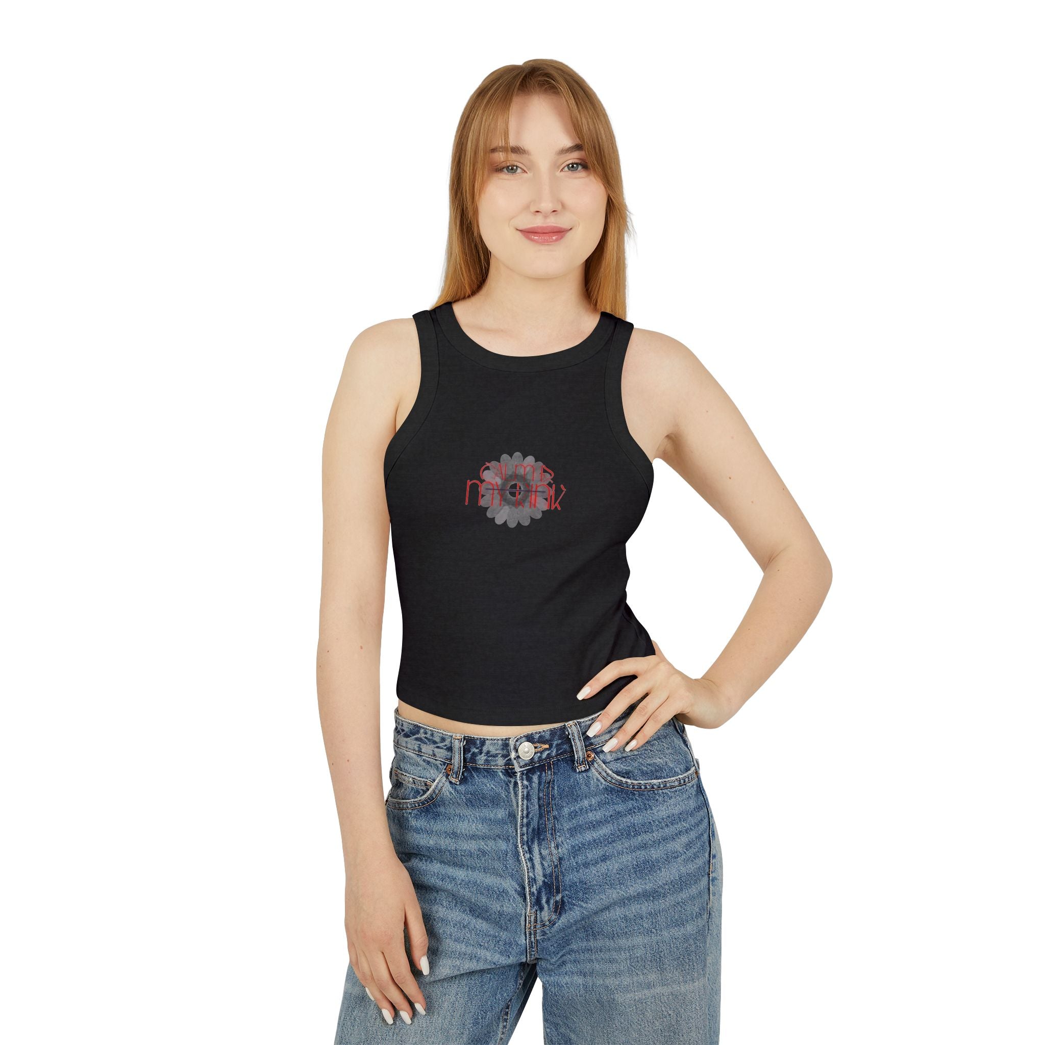 Calm Is Rib Racer Tank