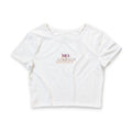 "No. Complete Sentiment" Minimalist Feminine Crop Top
