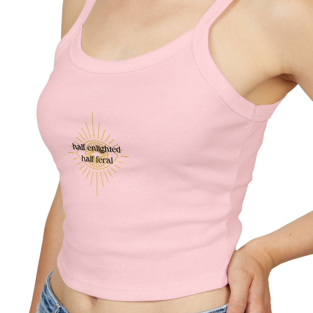 Half Enlightened Spaghetti Tank Top