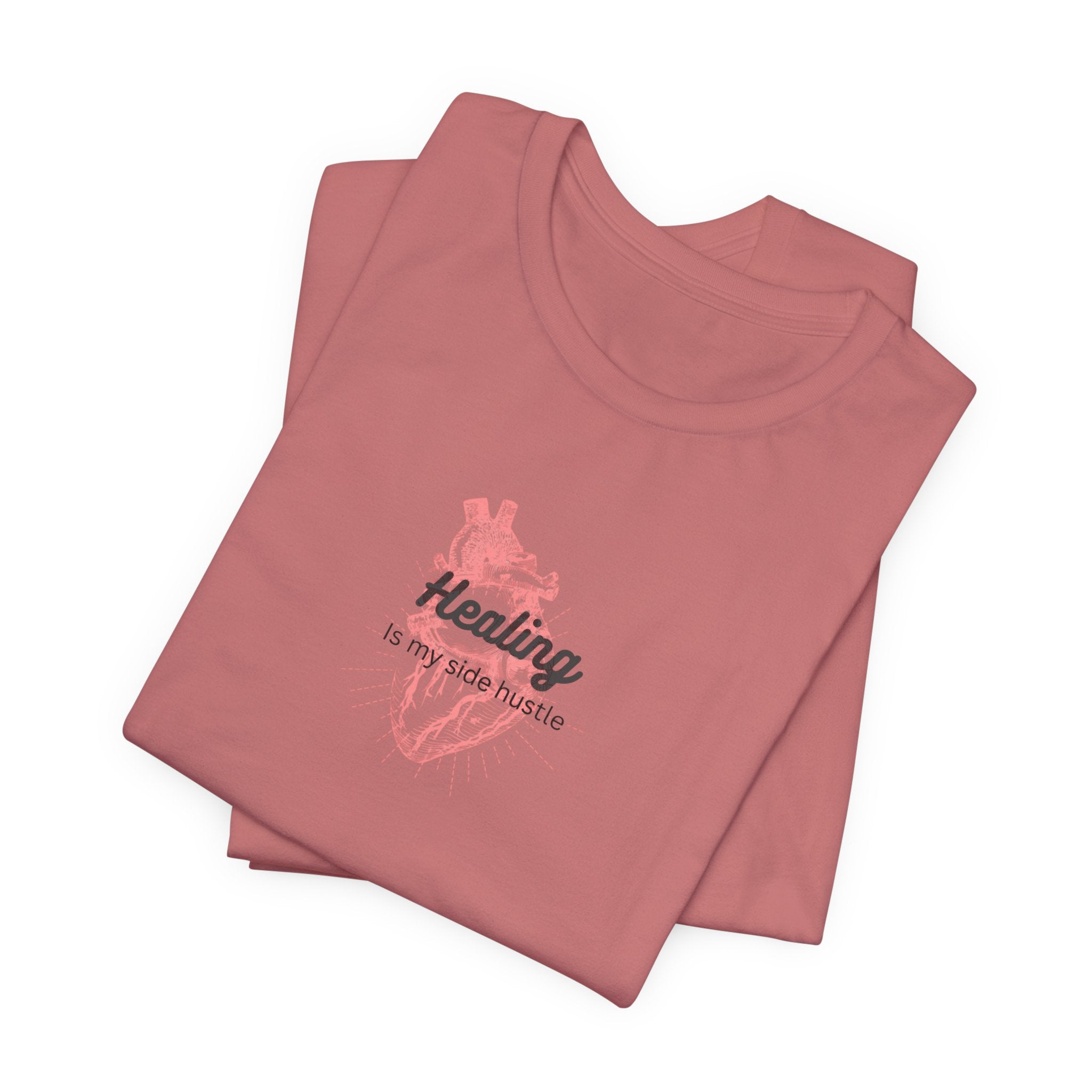 Healing is My Side Hustle Jersey Tee