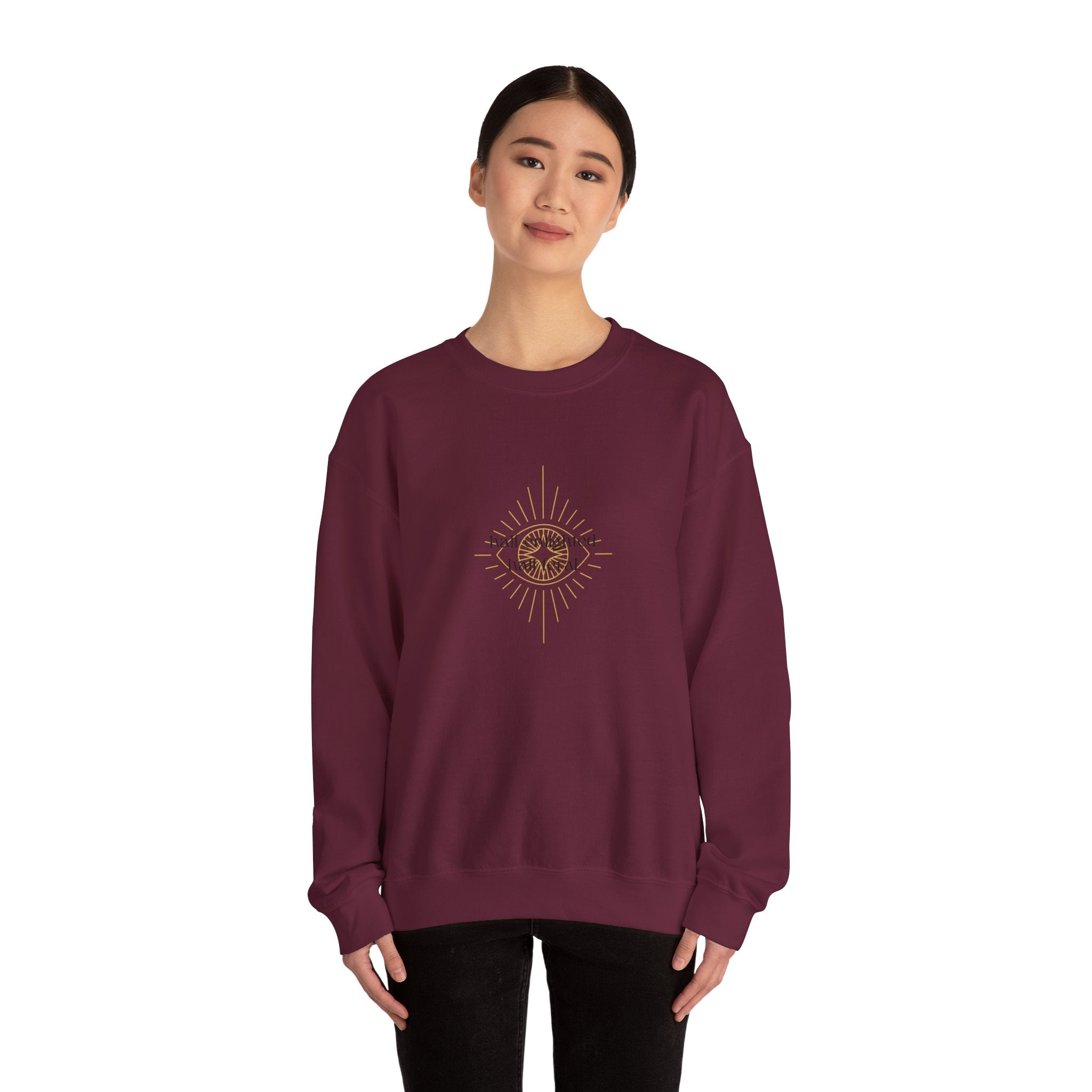 "Half Enlightened, Half Feral" Crewneck Sweatshirt