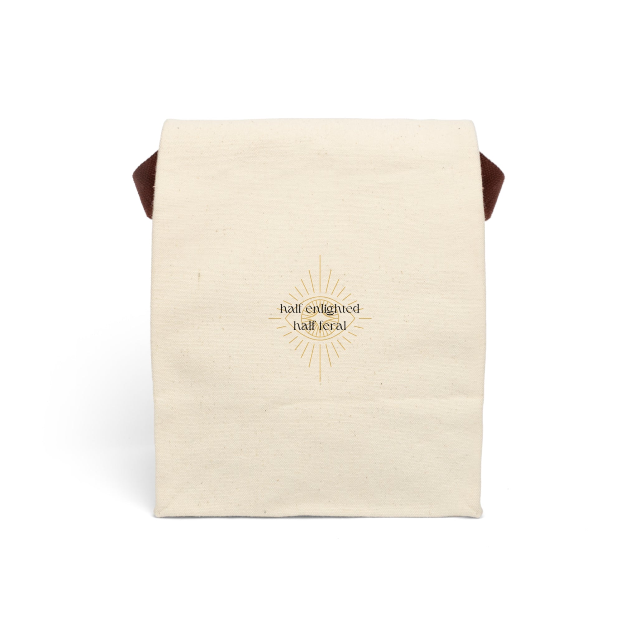 Half Enlightened Canvas Lunch Bag