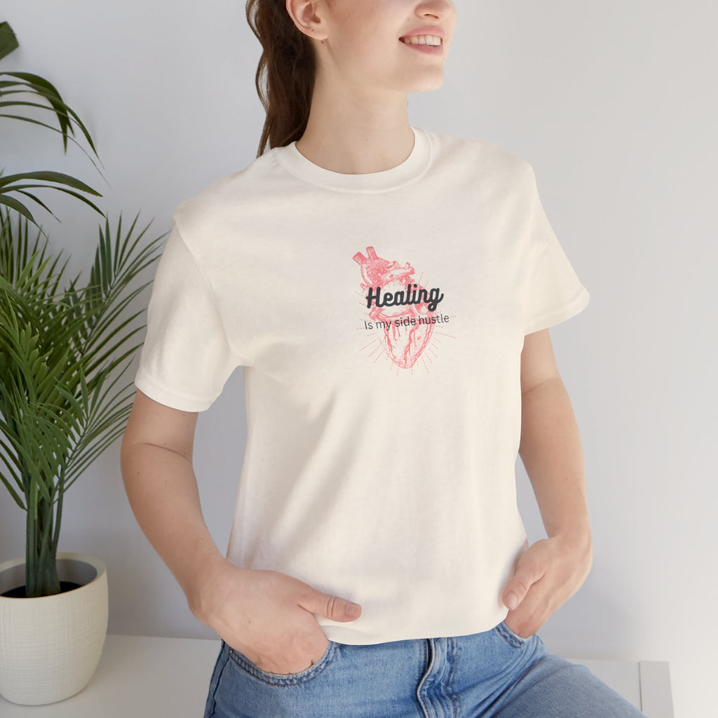 Healing is My Side Hustle Jersey Tee