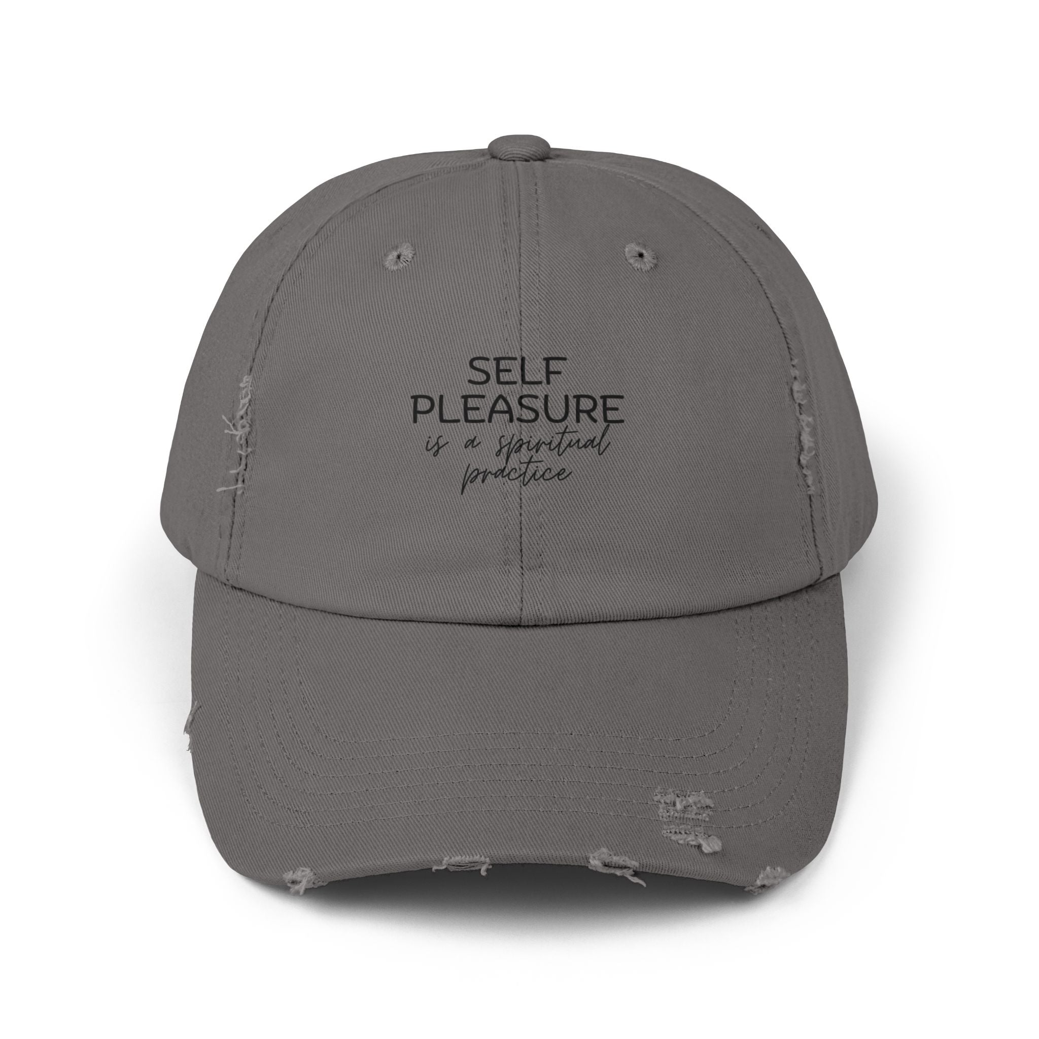 Self Care Distressed Baseball Cap