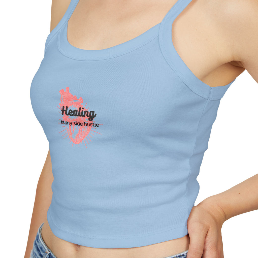 Healing is My Side Hustle Spaghetti Tank Top