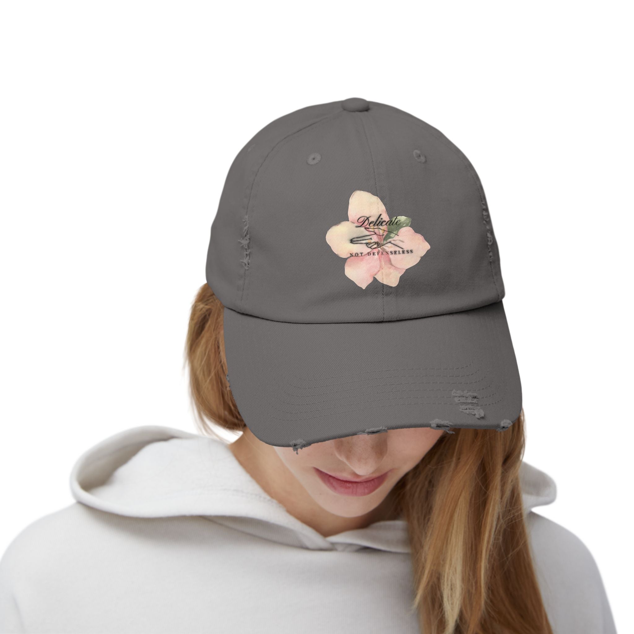 Delicate Distressed Dad Hat