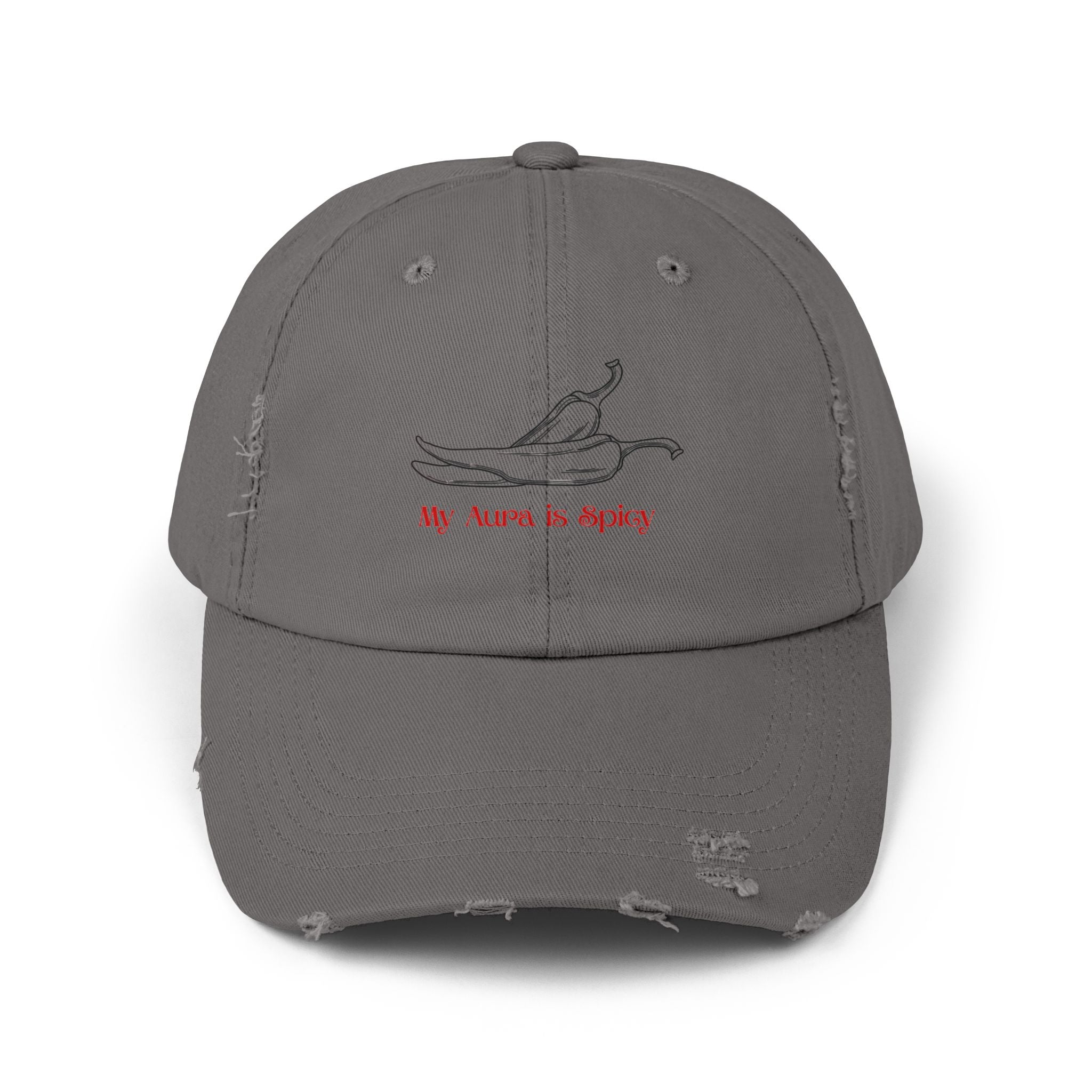 My Aura is Spicy Distressed Baseball Cap