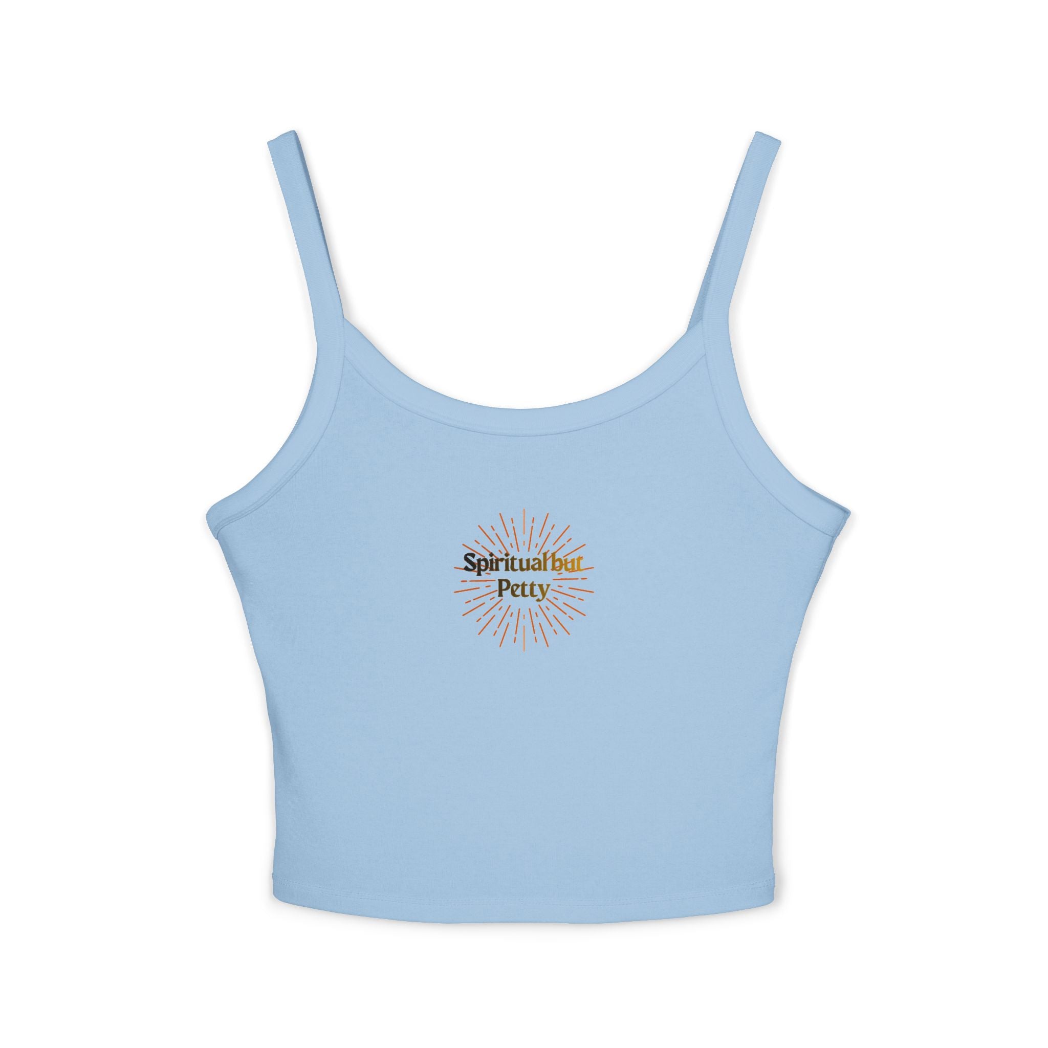 Spiritual but Petty Women's Spaghetti Strap Tank Top