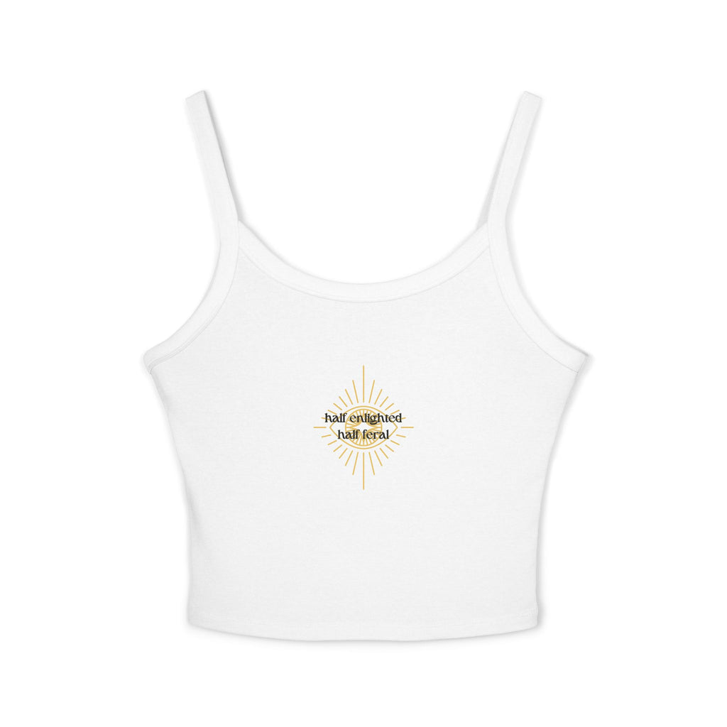 Half Enlightened Spaghetti Tank Top
