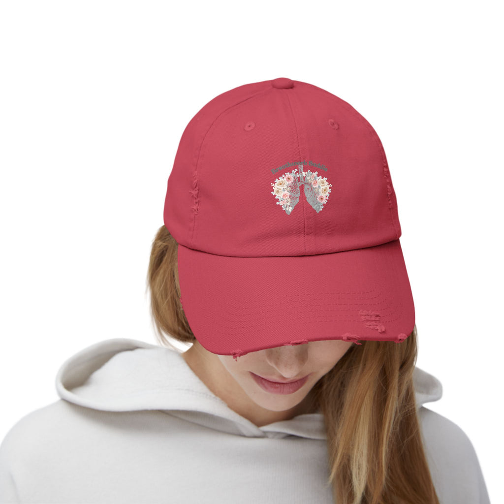Breathwork Baddie Distressed Cap
