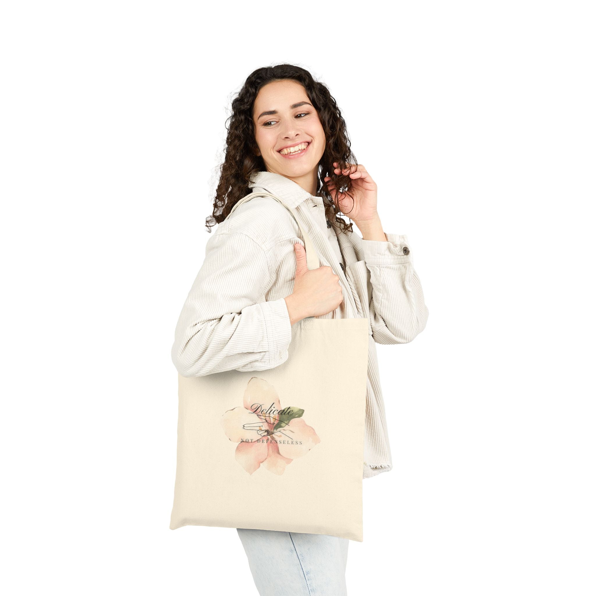 Delicate not defenseless Tote Bag