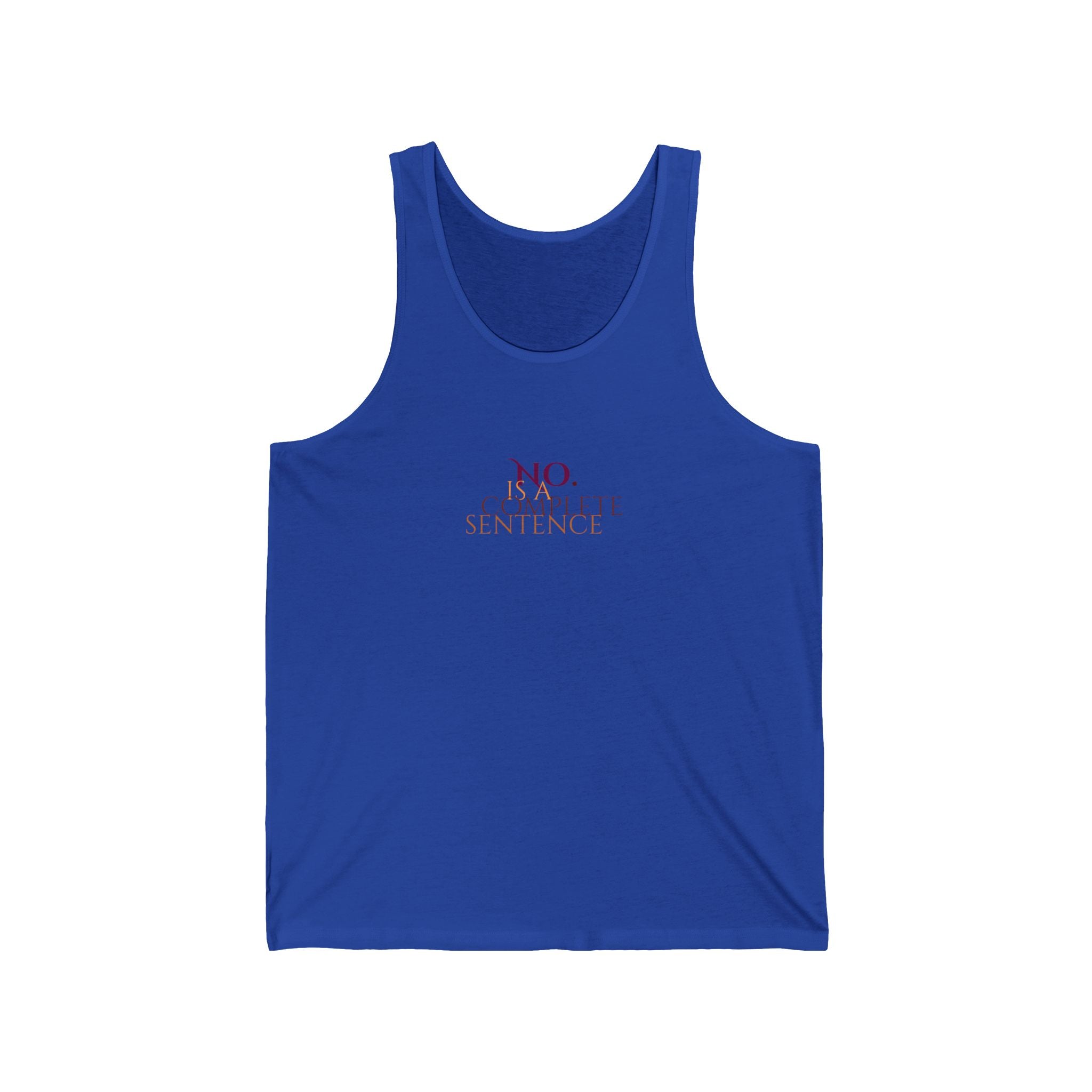 No. Complete Sentiment Tank Top