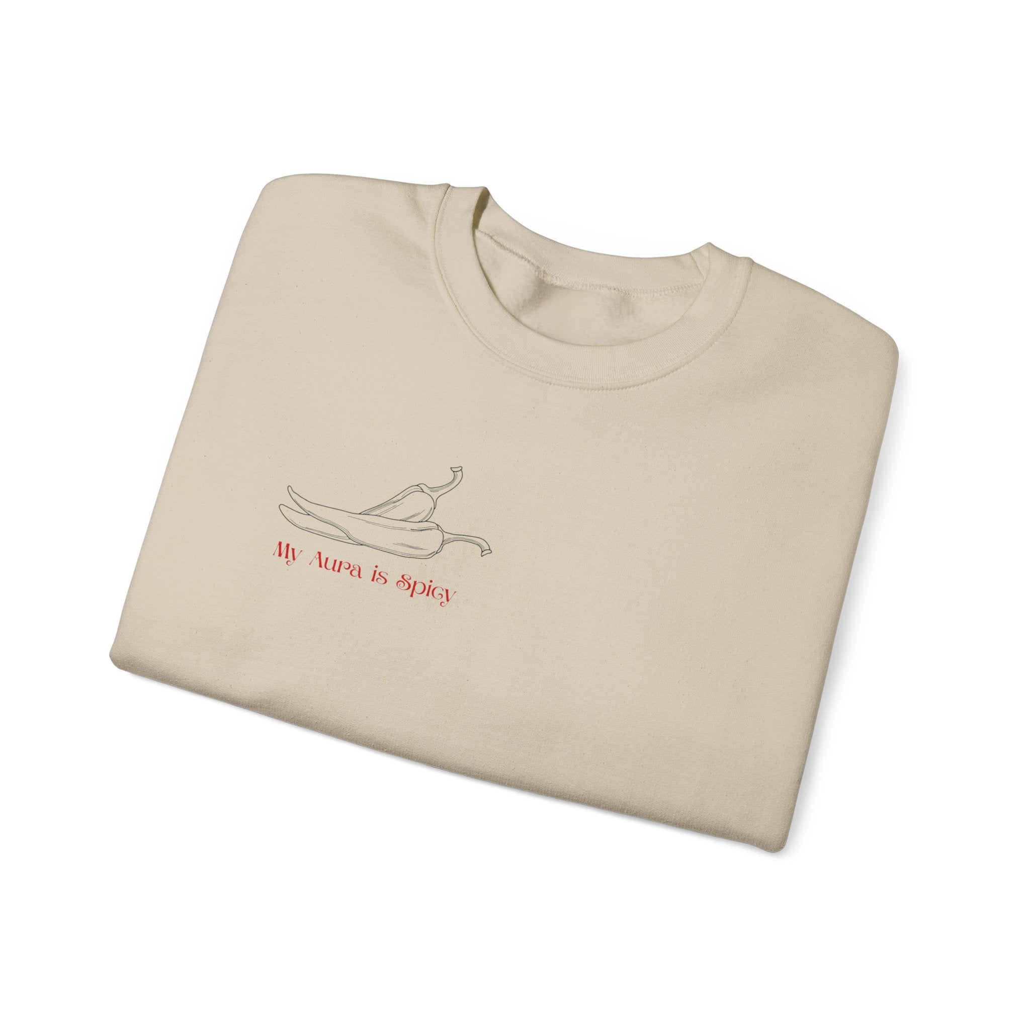 "My Aura is Spicy" Crewneck Sweatshirt