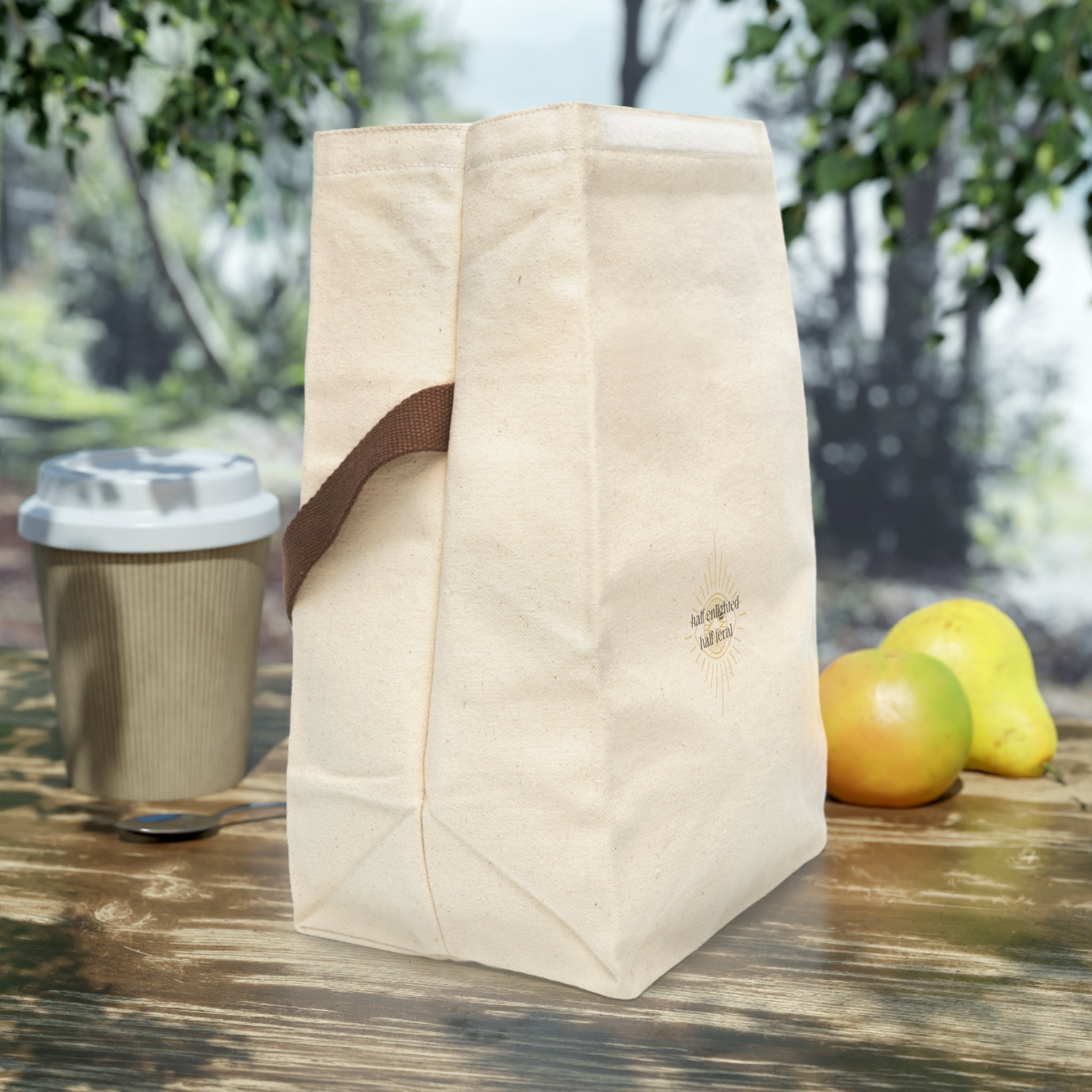 Half Enlightened Canvas Lunch Bag