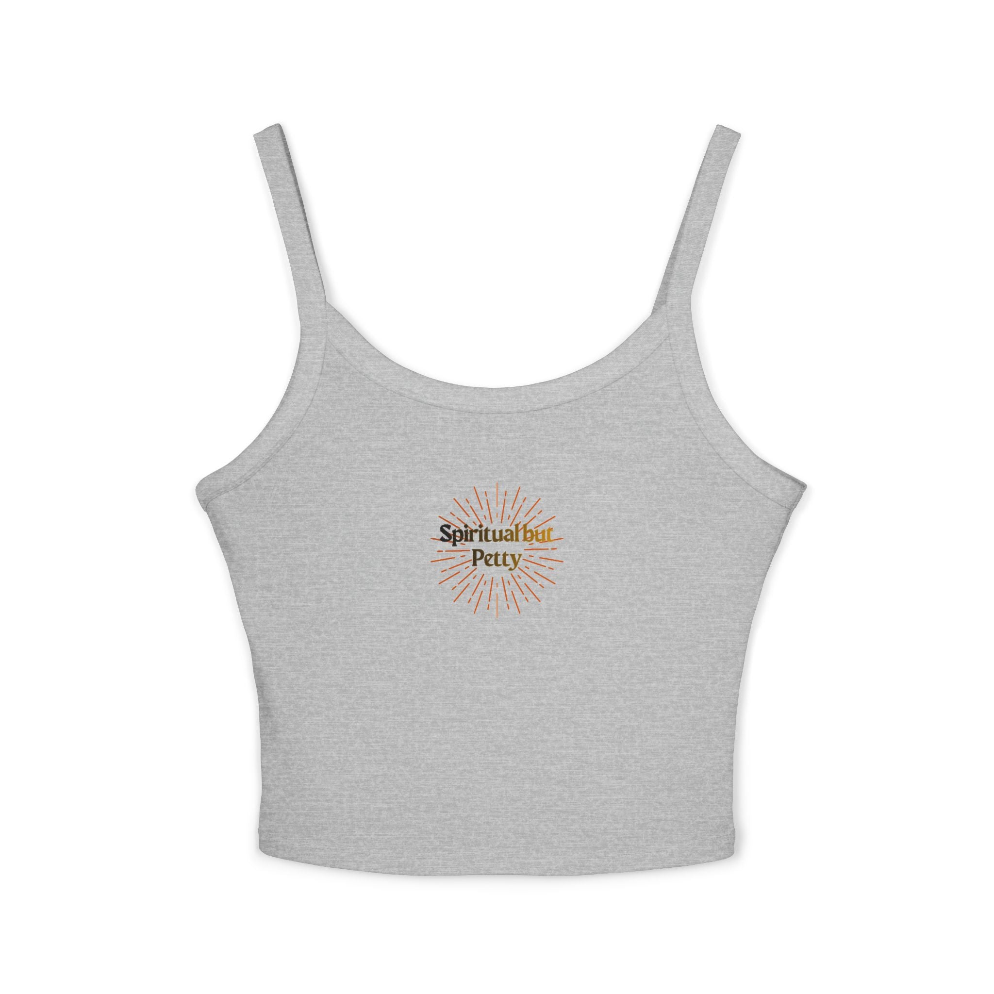 Spiritual but Petty Women's Spaghetti Strap Tank Top