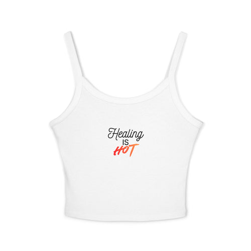 "Healing Is Hot" Cropped Women's Tank Top