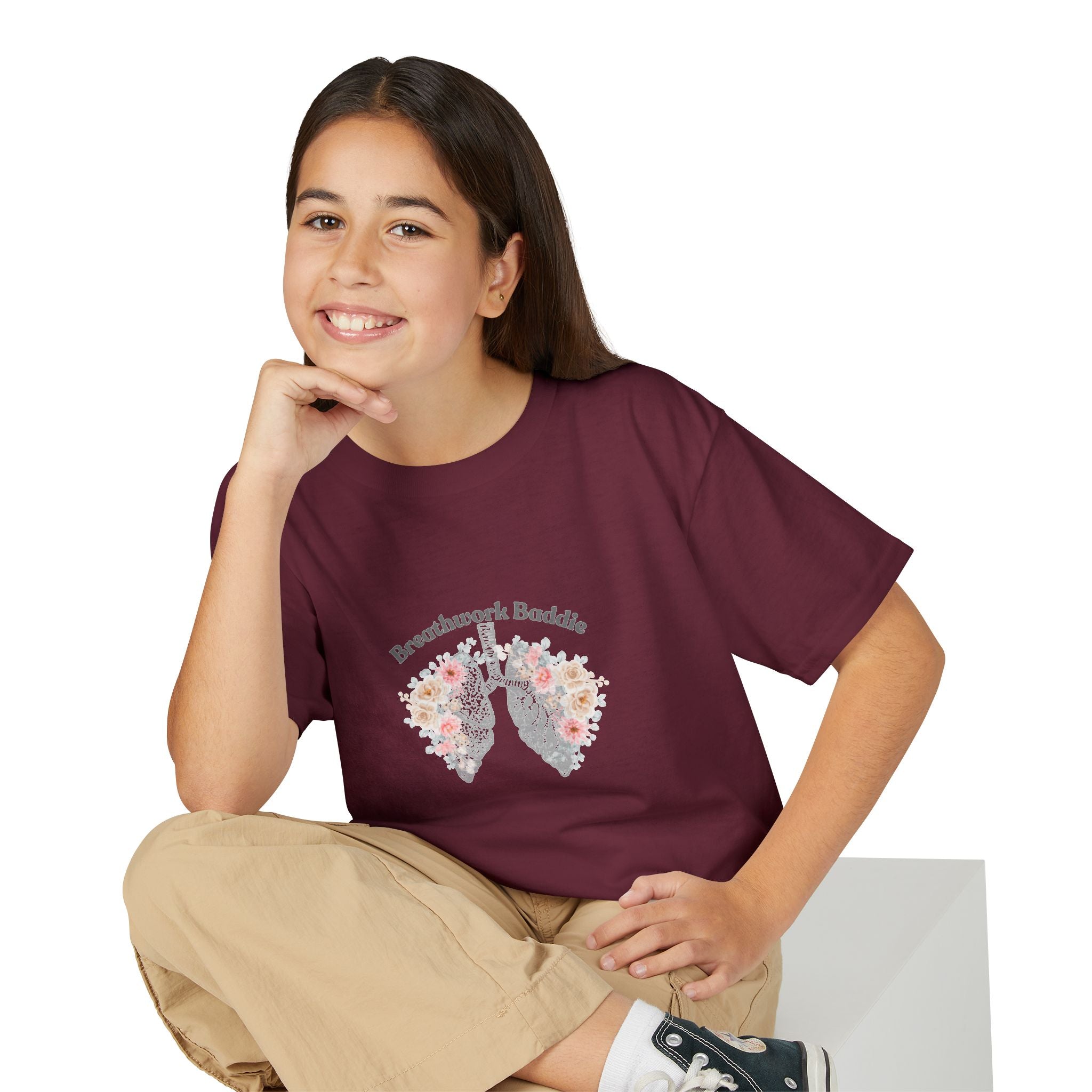 Breathwork Baddie Youth T-Shirt