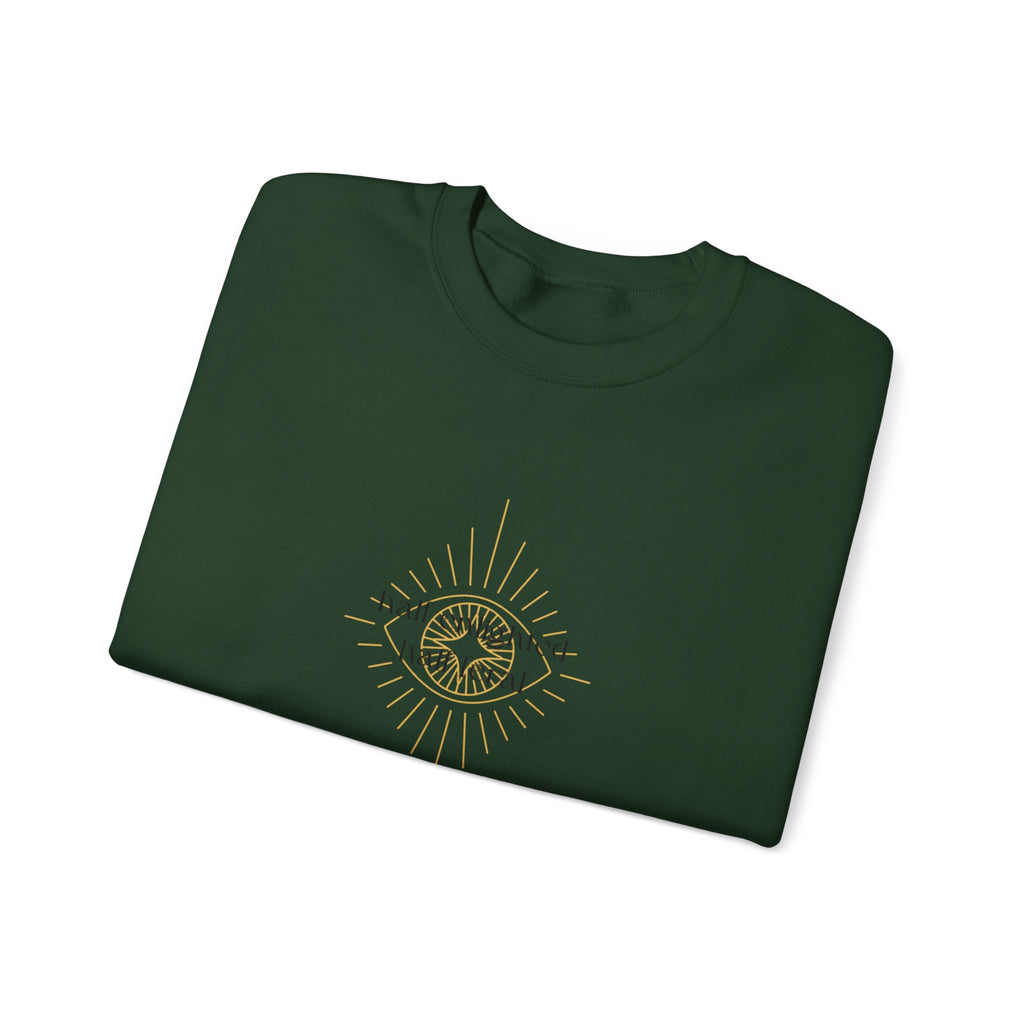 "Half Enlightened, Half Feral" Crewneck Sweatshirt