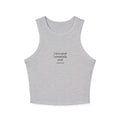 Somatically Swirl Ribbed Racer Tank