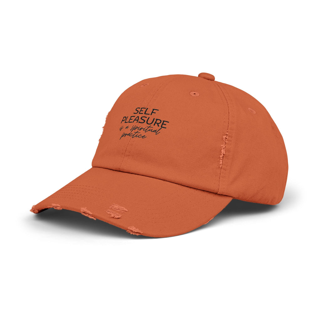 Self Care Distressed Baseball Cap