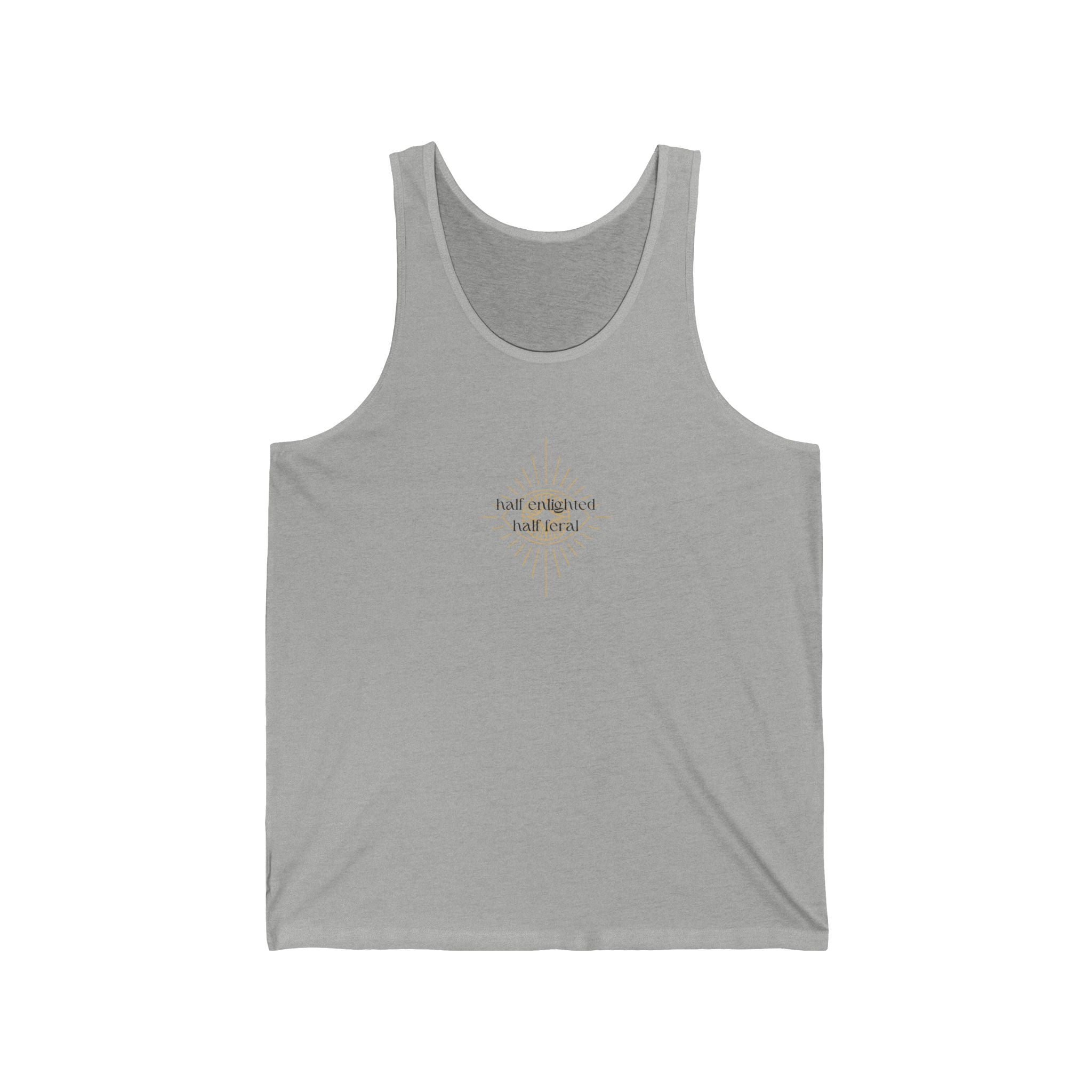 Half Enlightened Jersey Tank Top