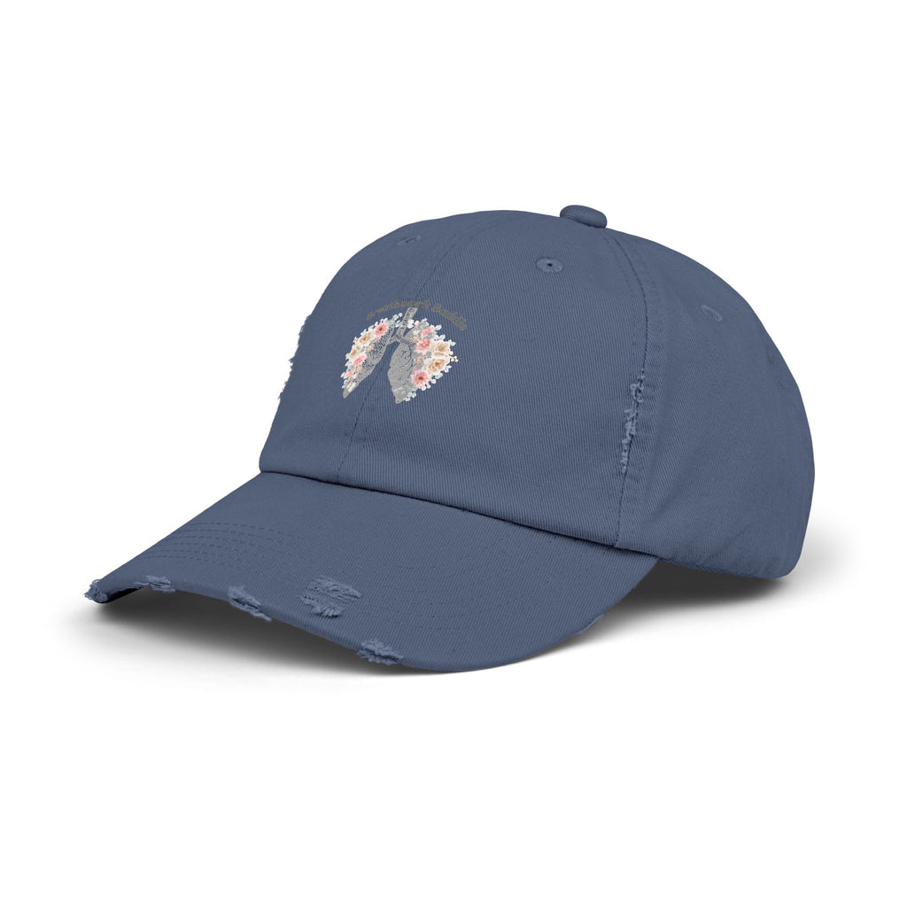Breathwork Baddie Distressed Cap