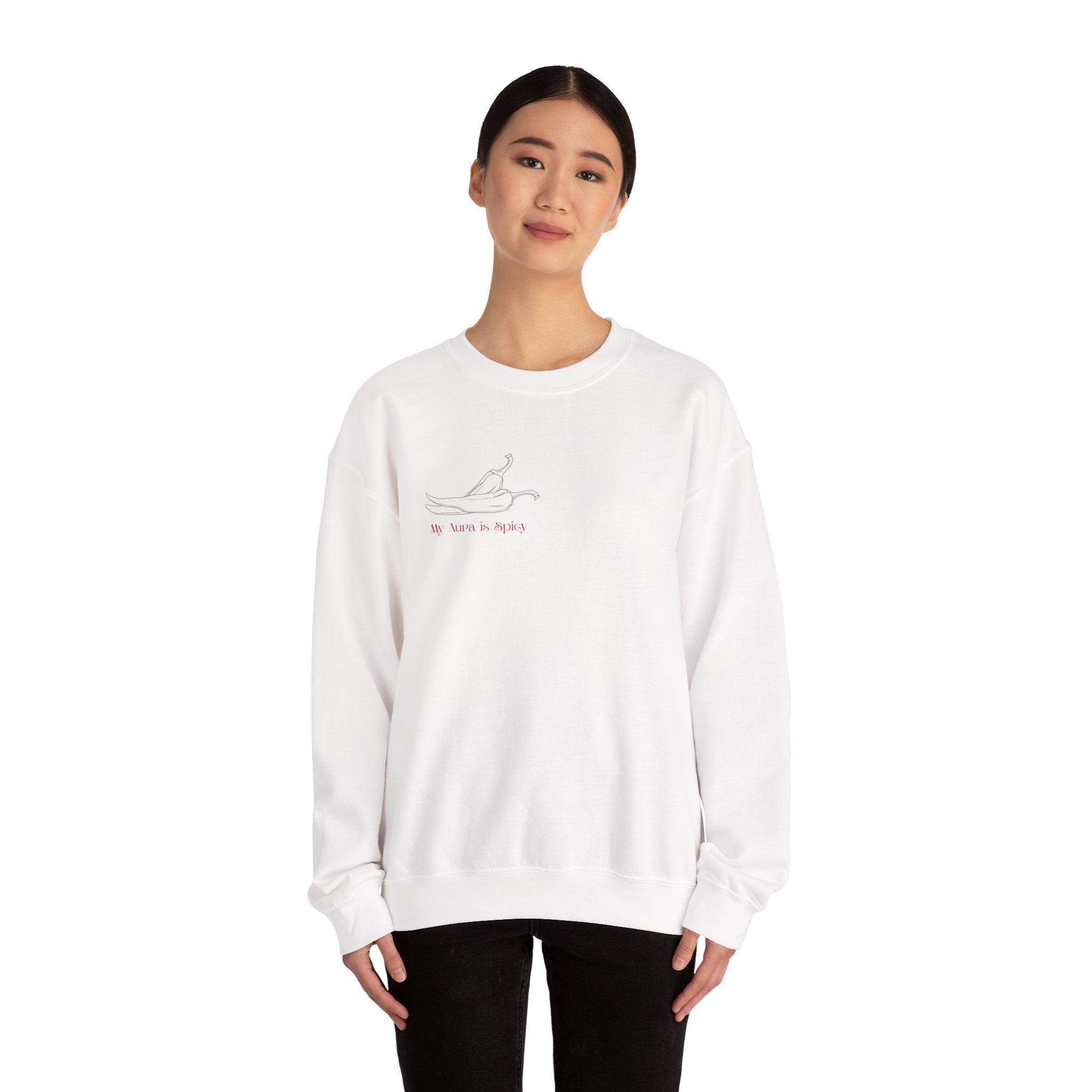 "My Aura is Spicy" Crewneck Sweatshirt