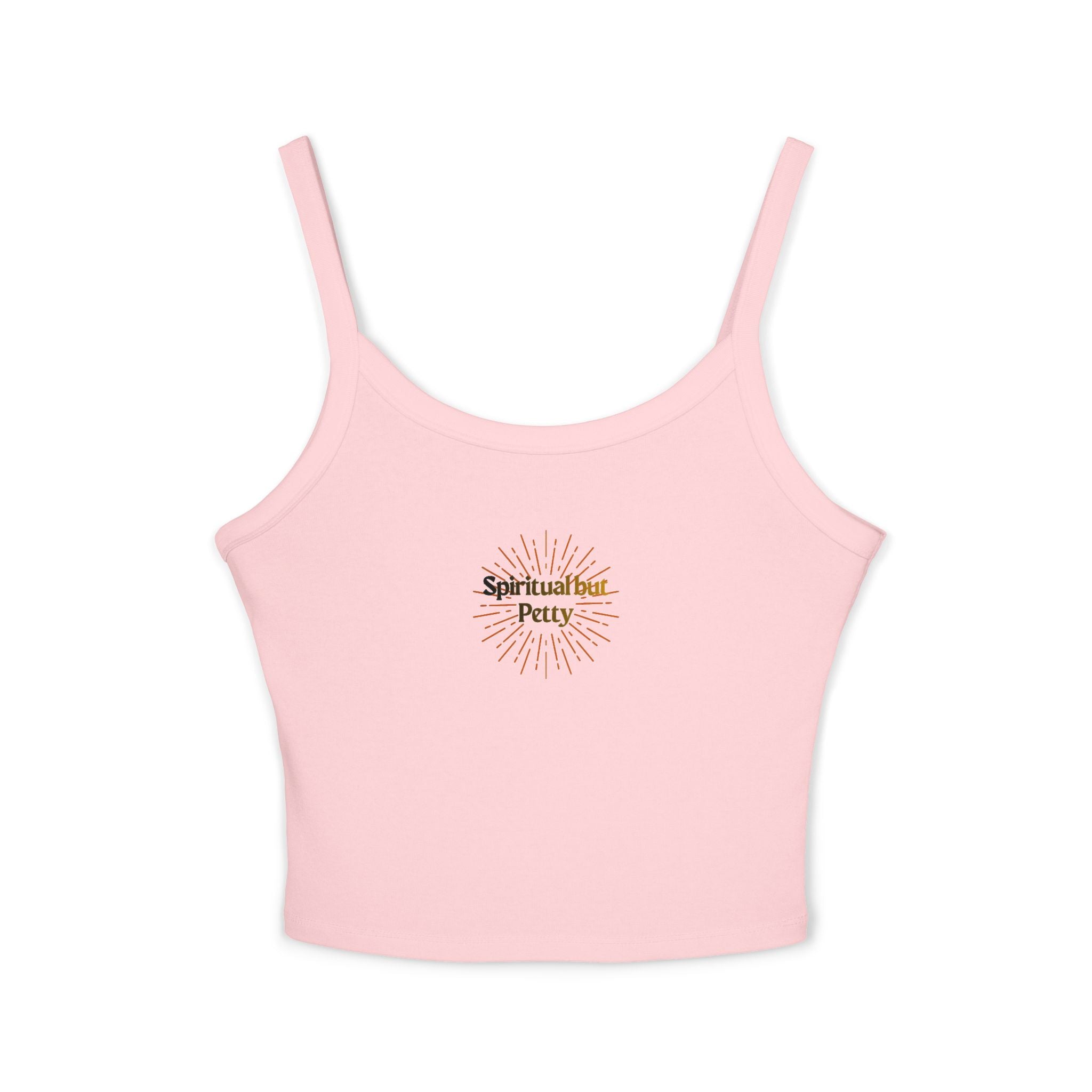 Spiritual but Petty Women's Spaghetti Strap Tank Top