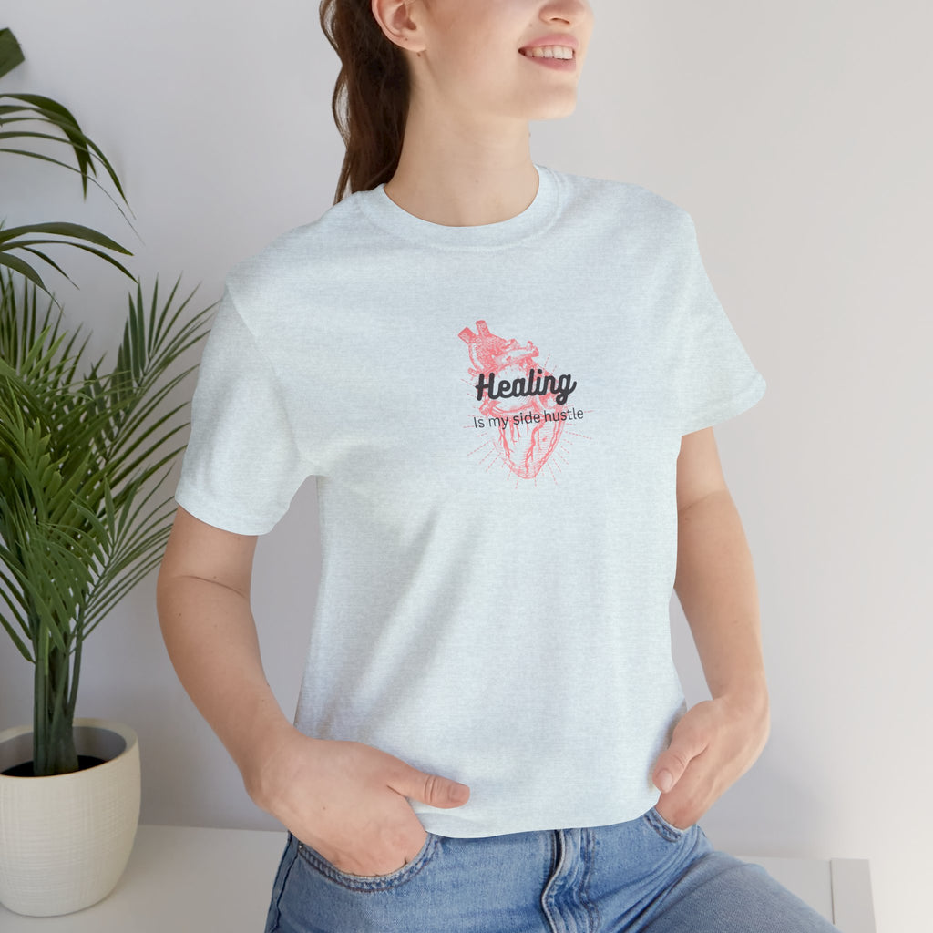 Healing is My Side Hustle Jersey Tee
