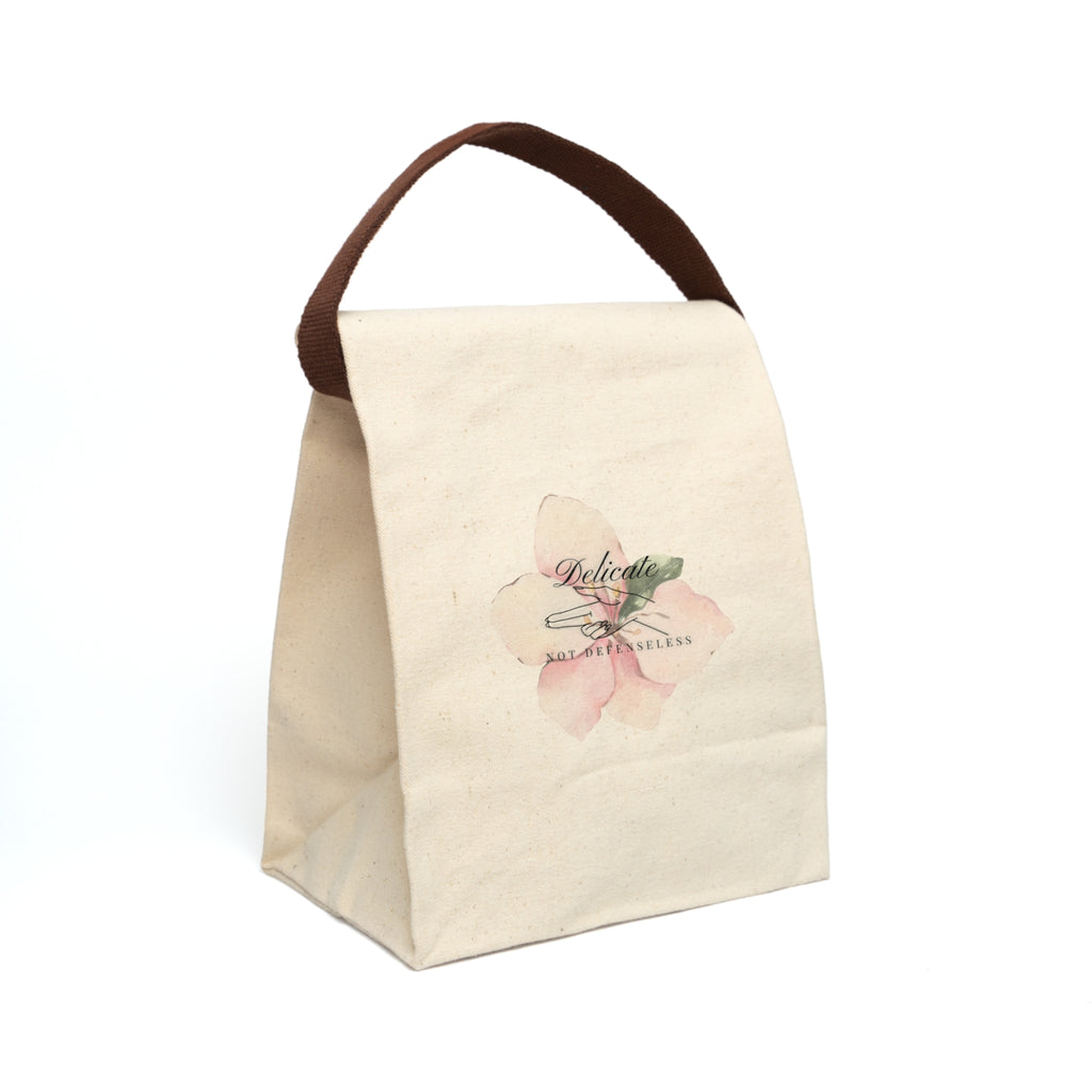 Delicate Canvas Lunch Bag