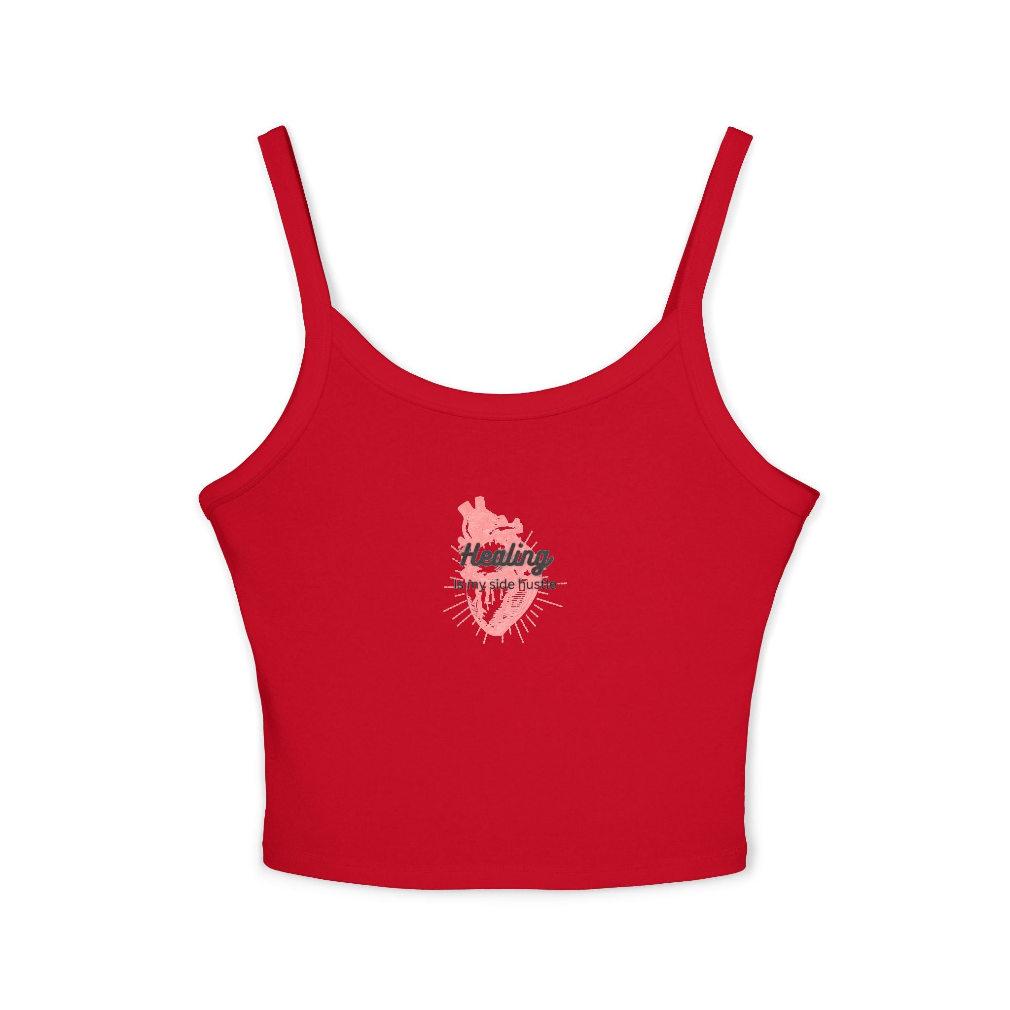 Healing is My Side Hustle Spaghetti Tank Top
