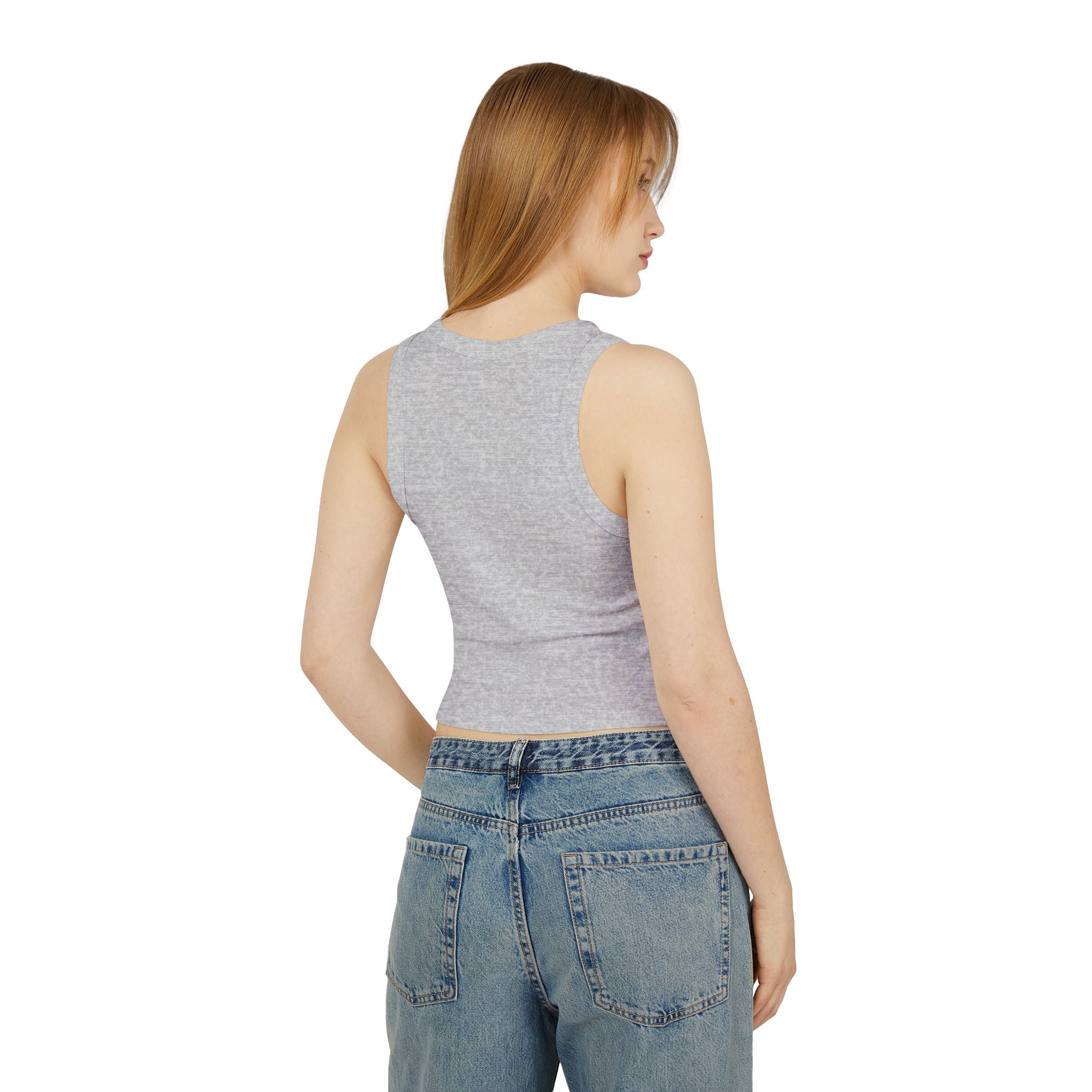 Delicate not Defenseless Racer Tank