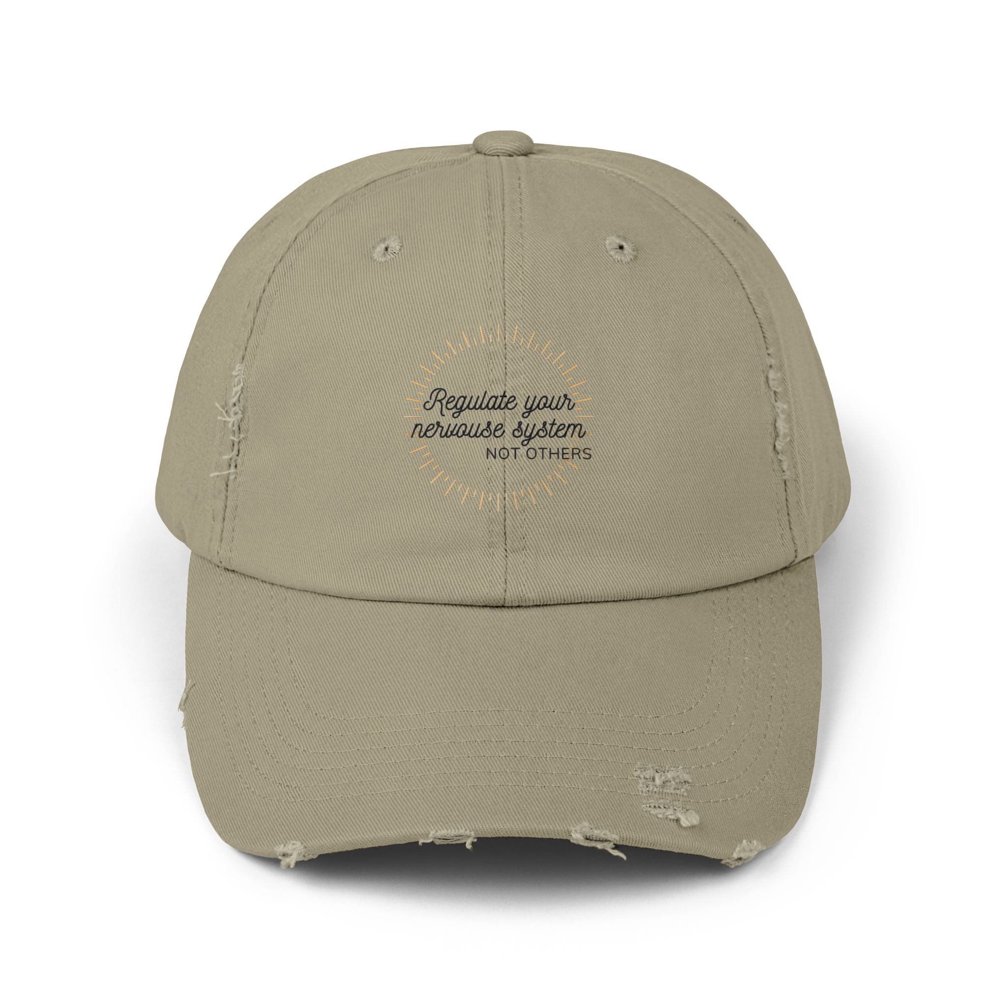 Regulate Your Nervous System Distressed Baseball Cap