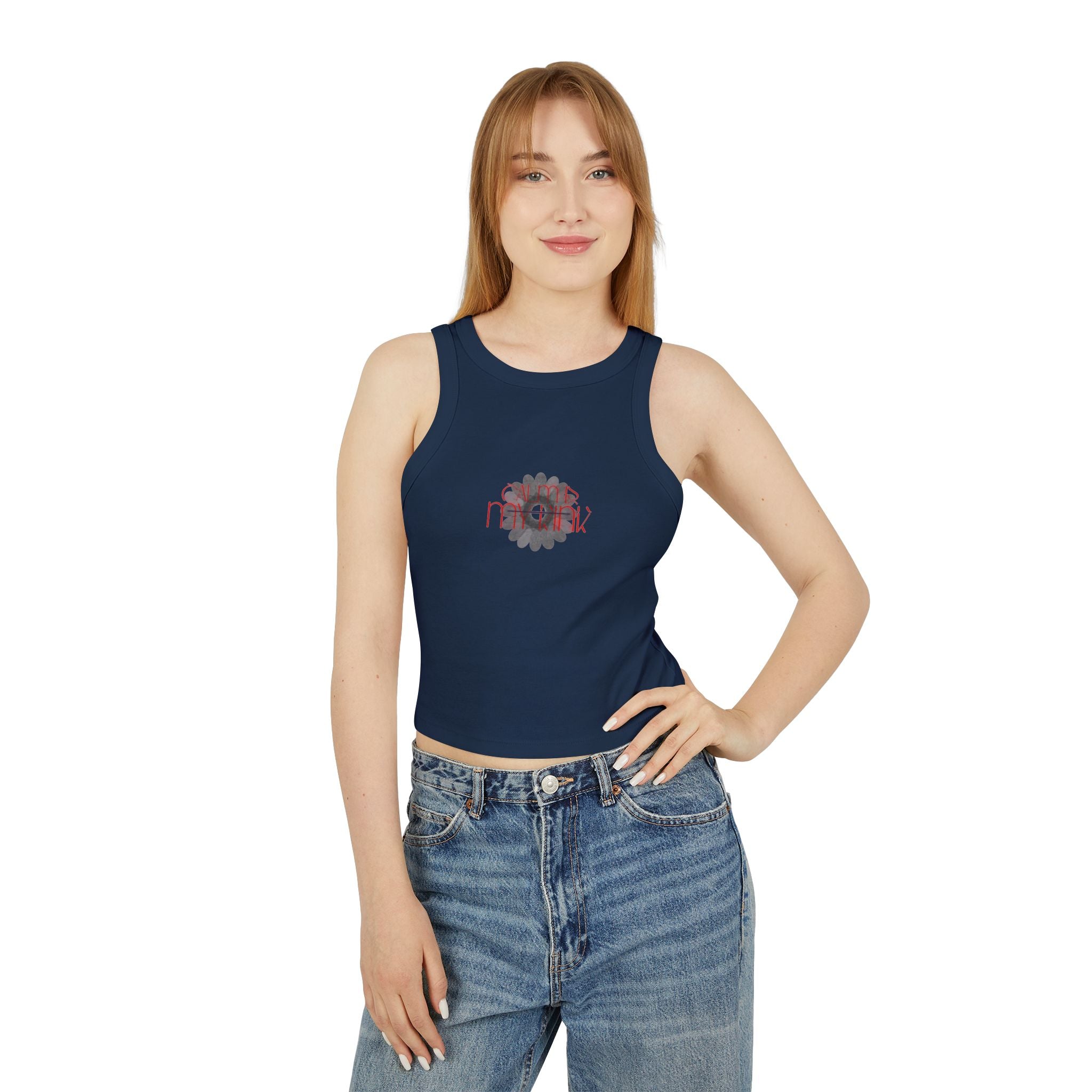 Calm Is Rib Racer Tank