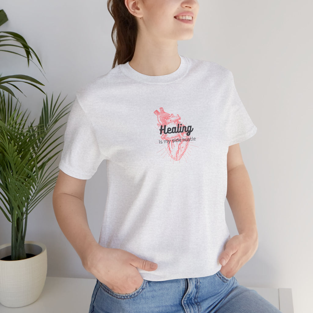 Healing is My Side Hustle Jersey Tee