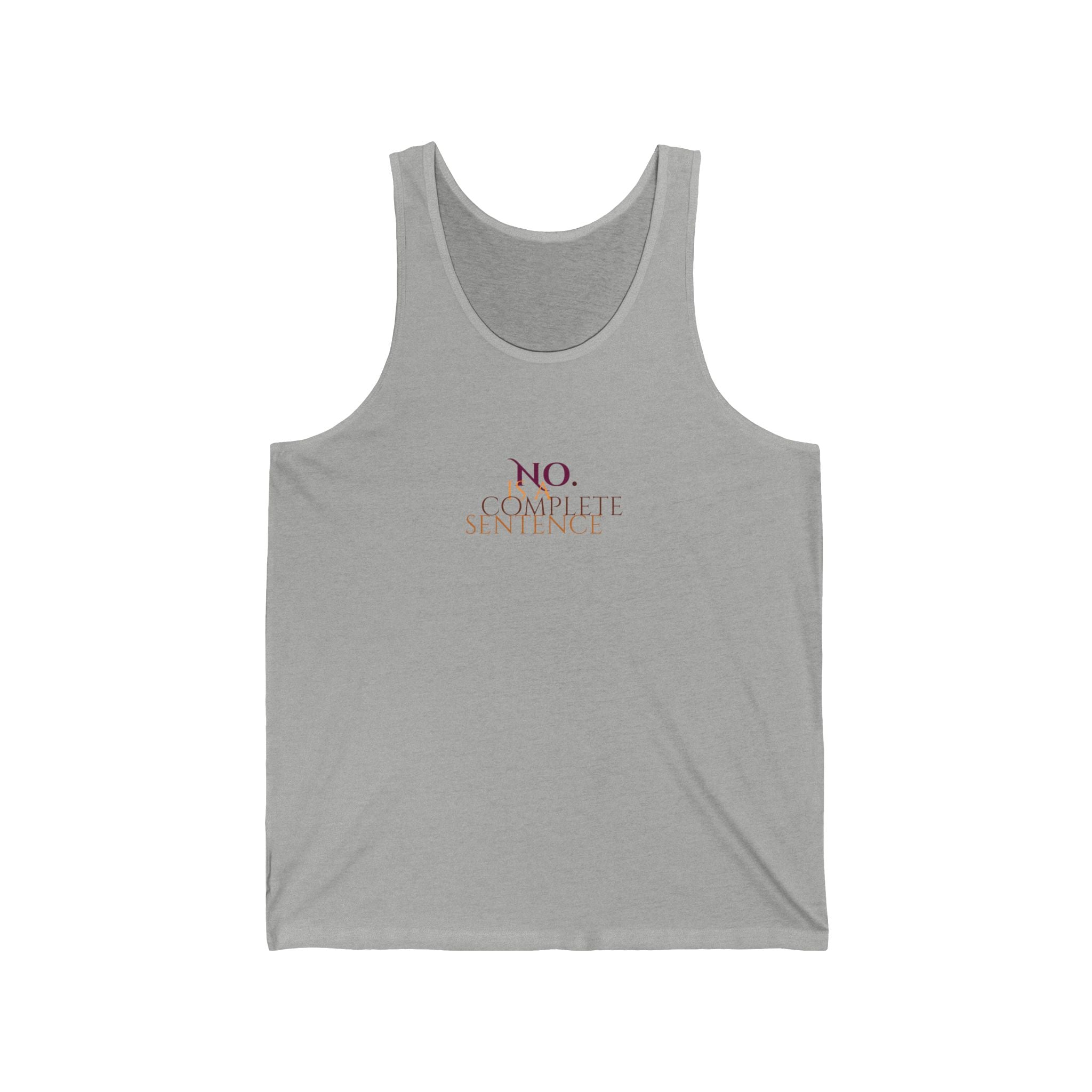 No. Complete Sentiment Tank Top