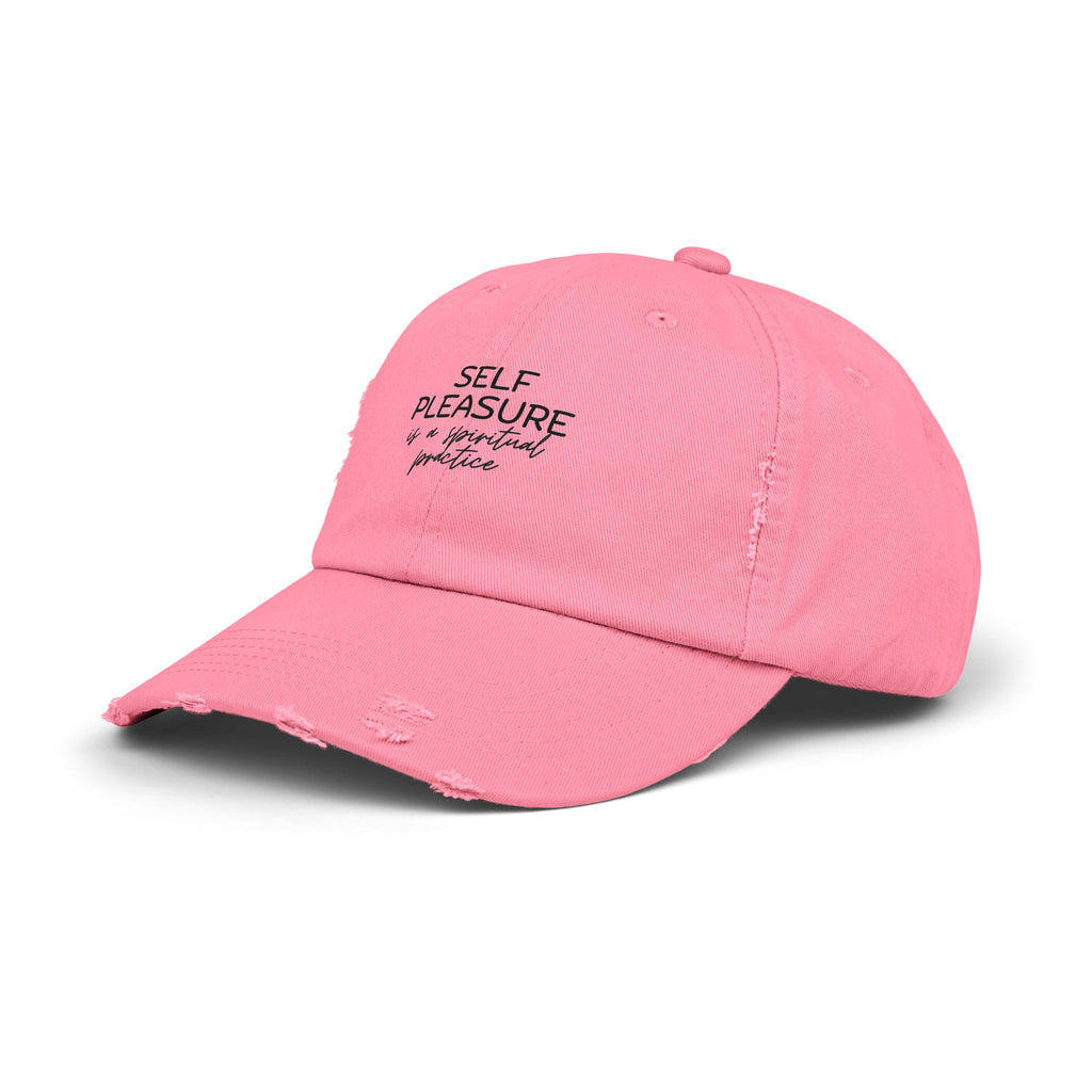 Self Care Distressed Baseball Cap