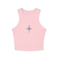 Trust Issues Ribbed Racer Tank Top