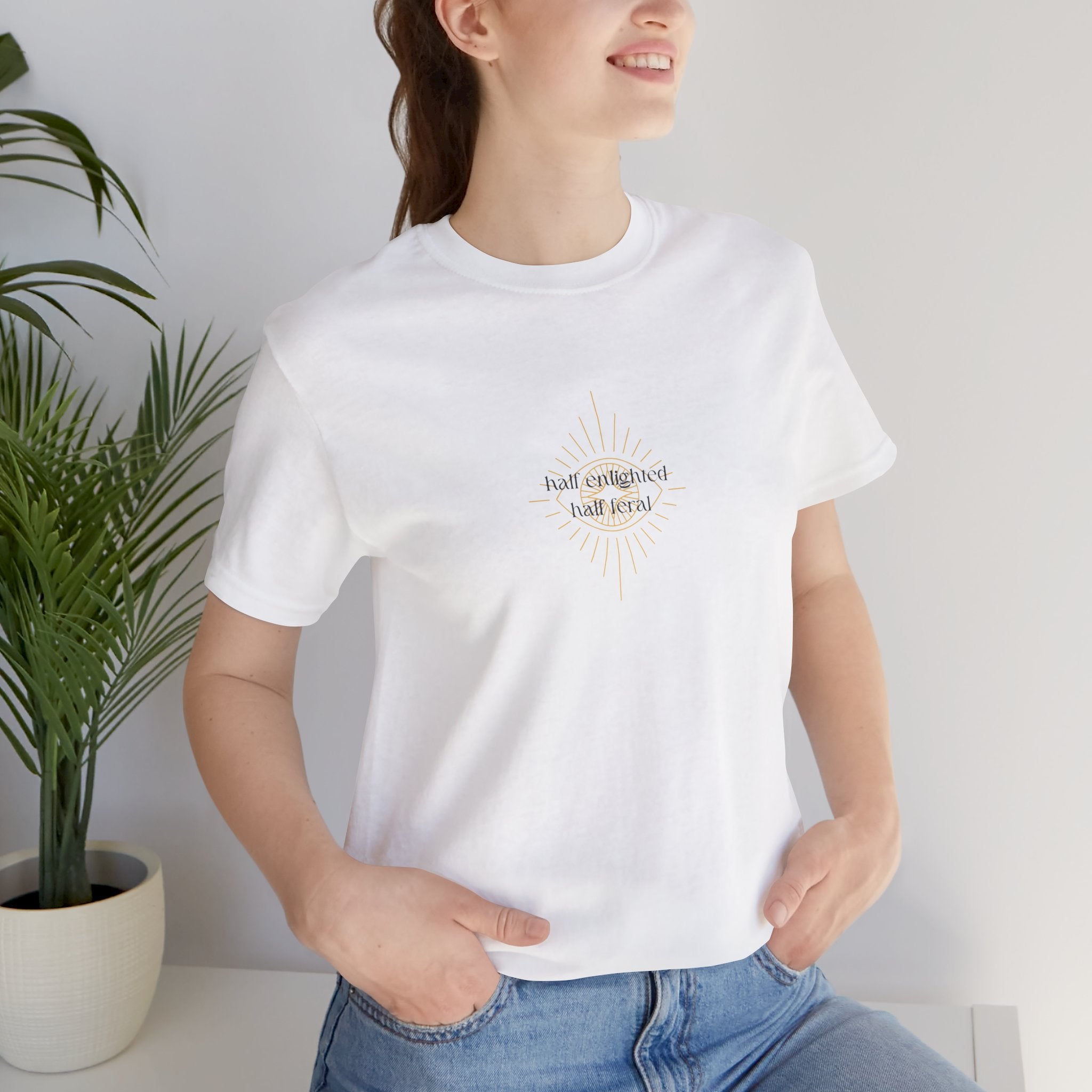 Half Enlightened Jersey Short Sleeve Tee