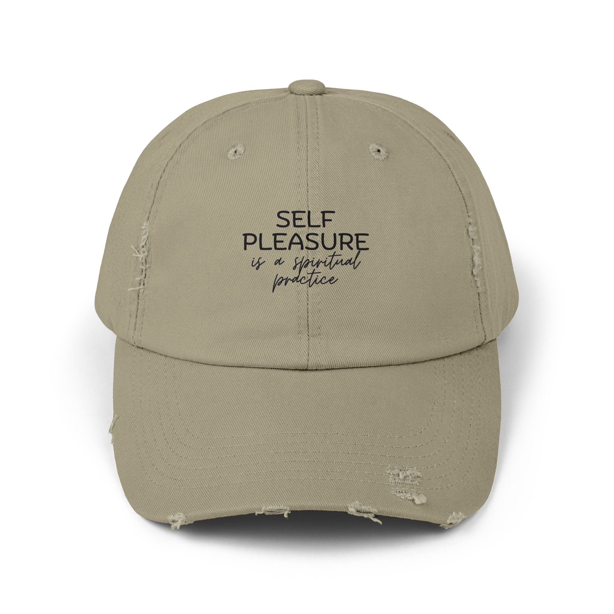 Self Care Distressed Baseball Cap