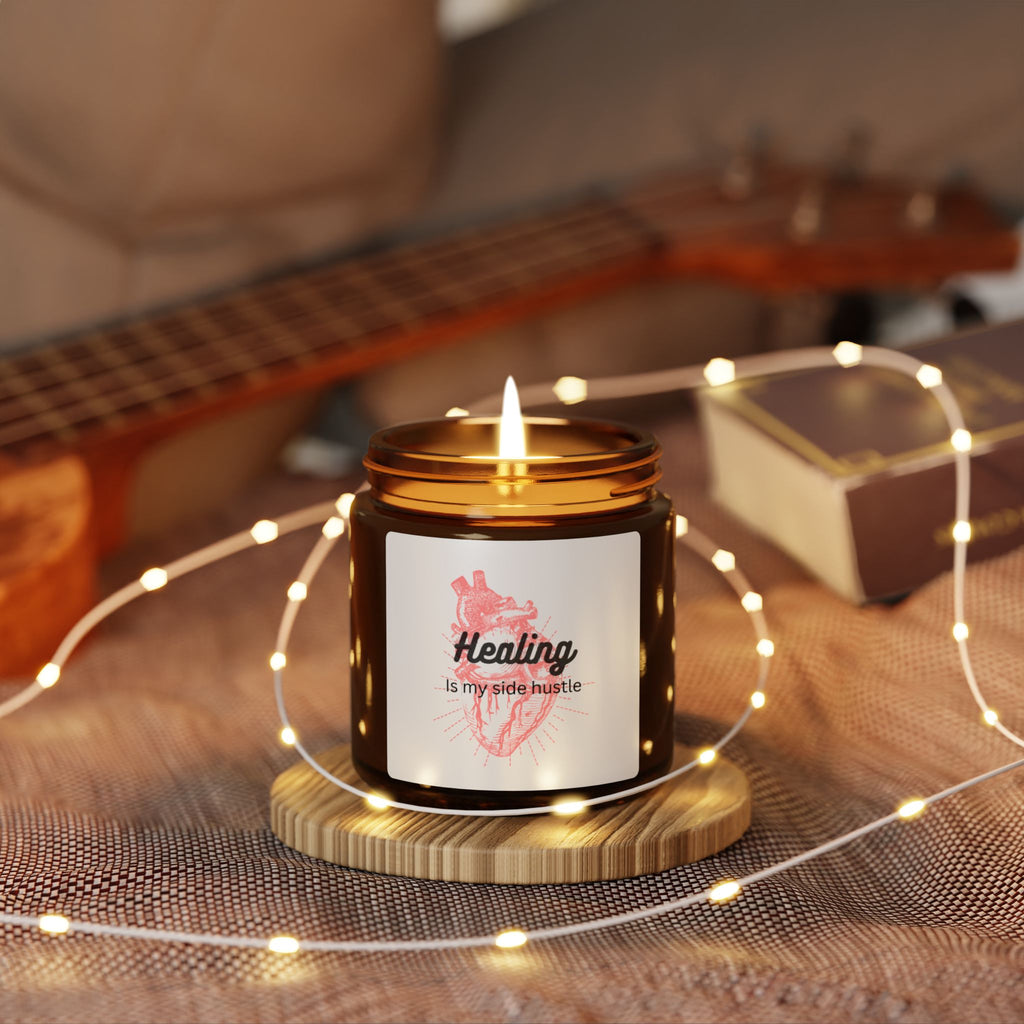 "Healing is my side hustle" Soy Candle