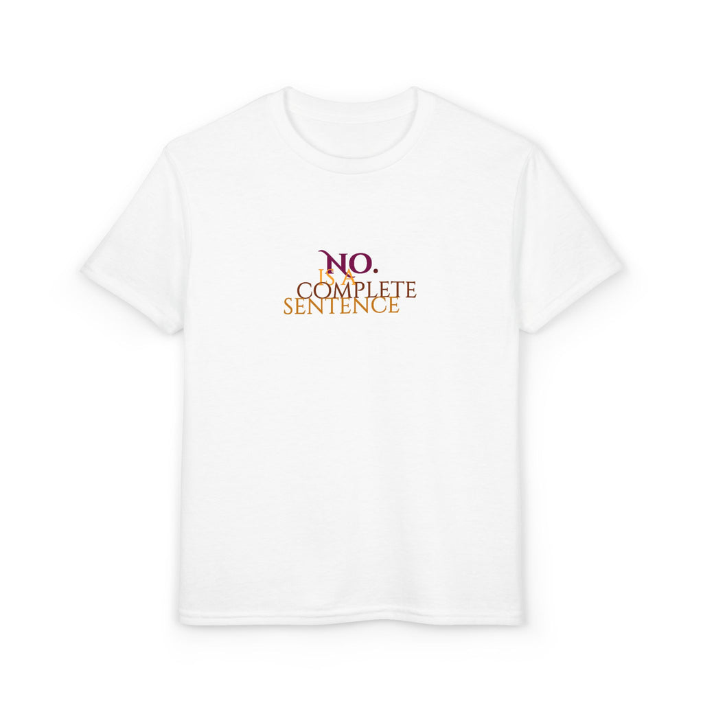 Youth "No. Complete Sentences" Graphic Tee