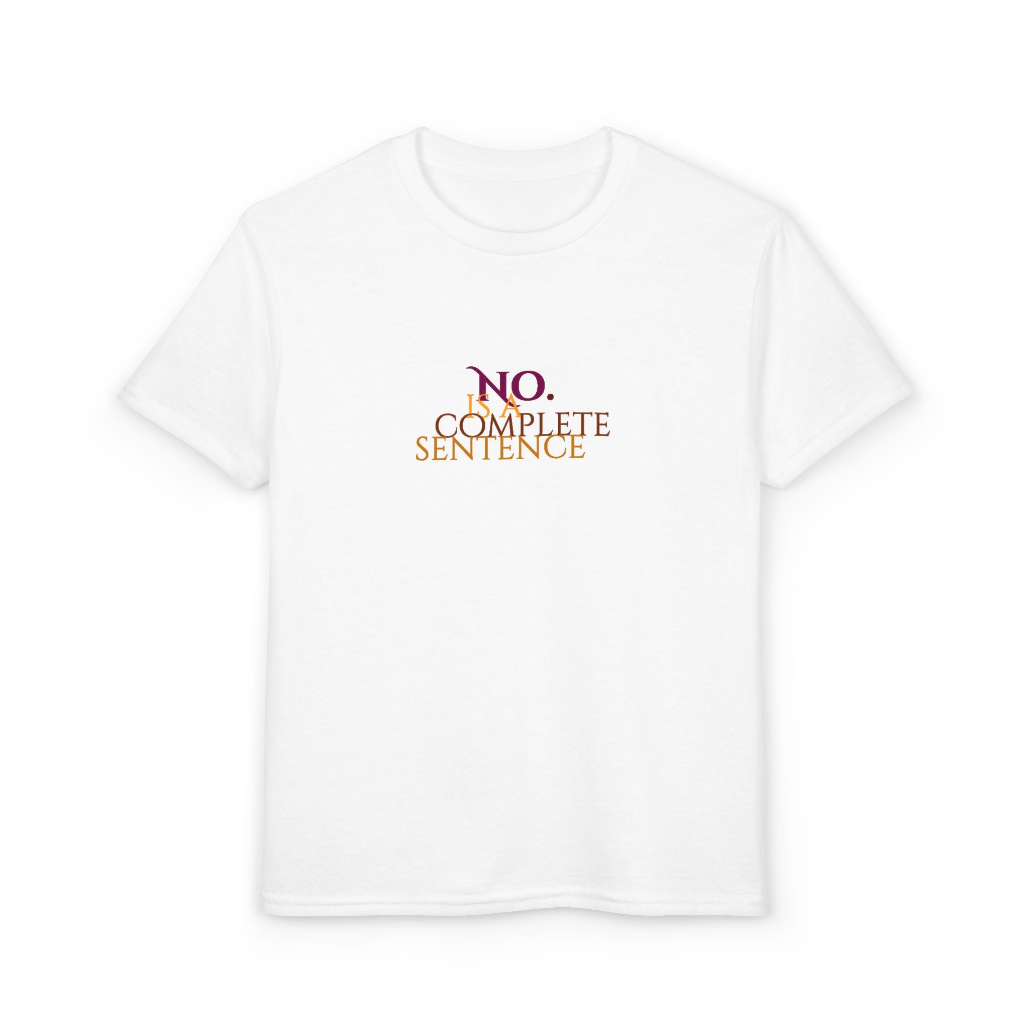 Youth "No. Complete Sentences" Graphic Tee